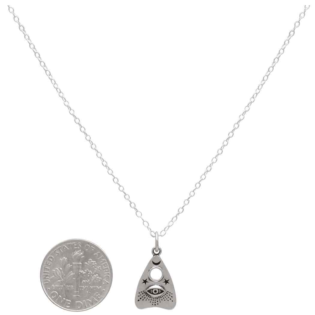 Ouija Planchette Charm Necklace