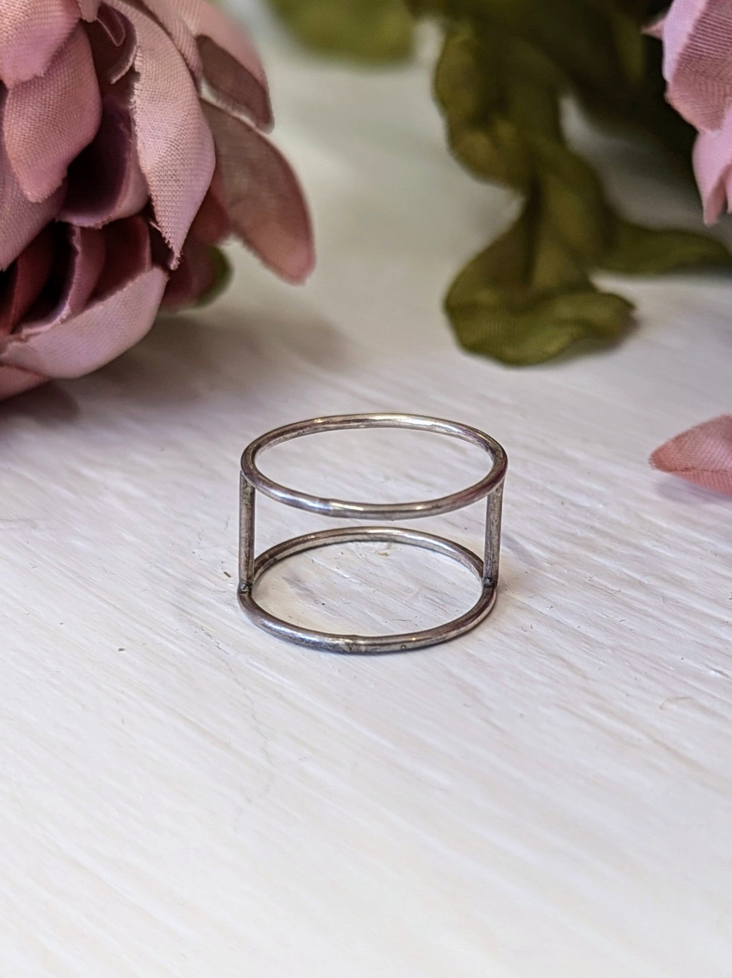 Tarnished Sterling Silver Ring - Size 5