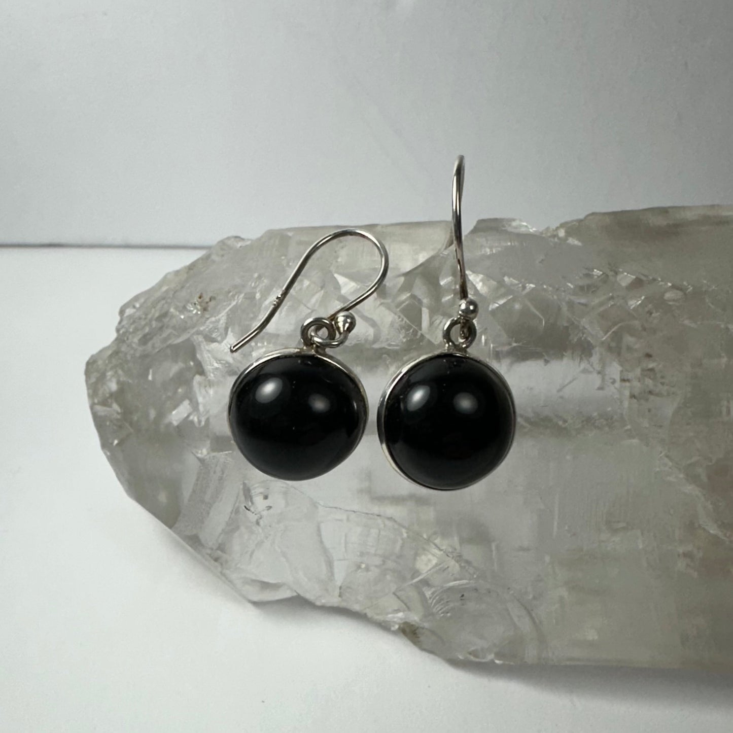 Black Onyx Drop Earrings