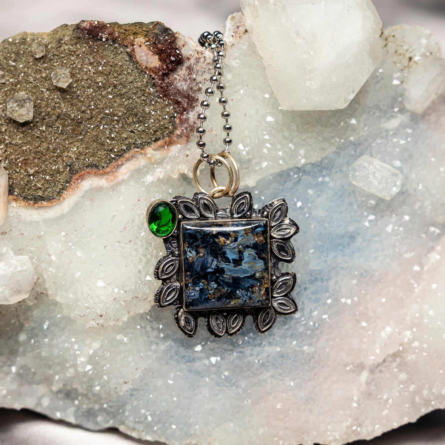 Pietersite On 925 Silver Pendant