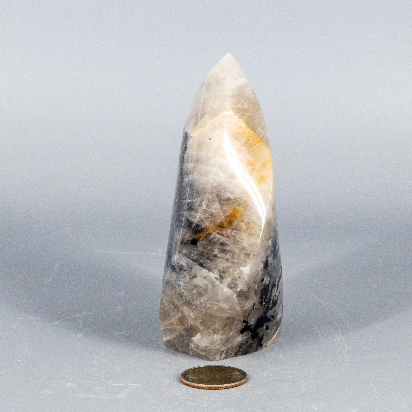 Quartz w/t Black Tourmaline Torch