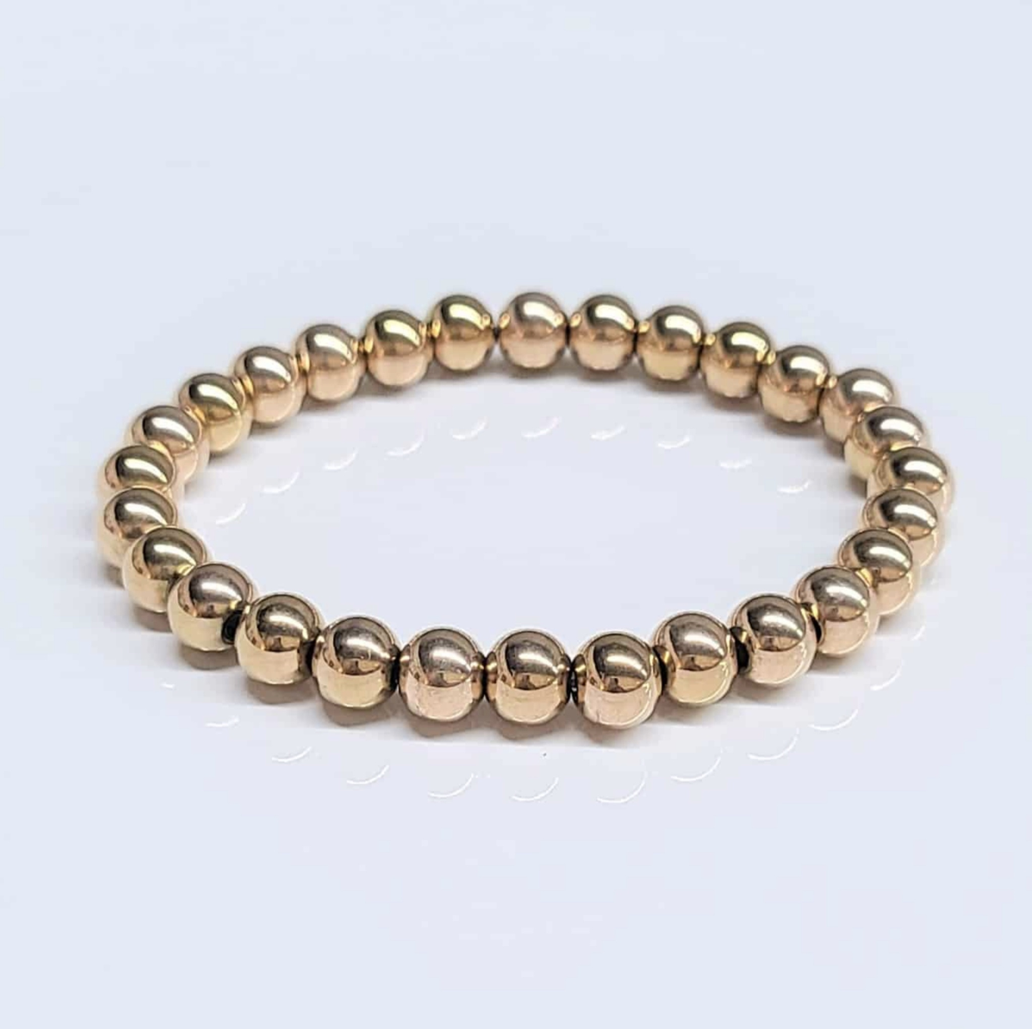 Stainless Steel Round Bead Bracelet "Pop" - Fun Accent