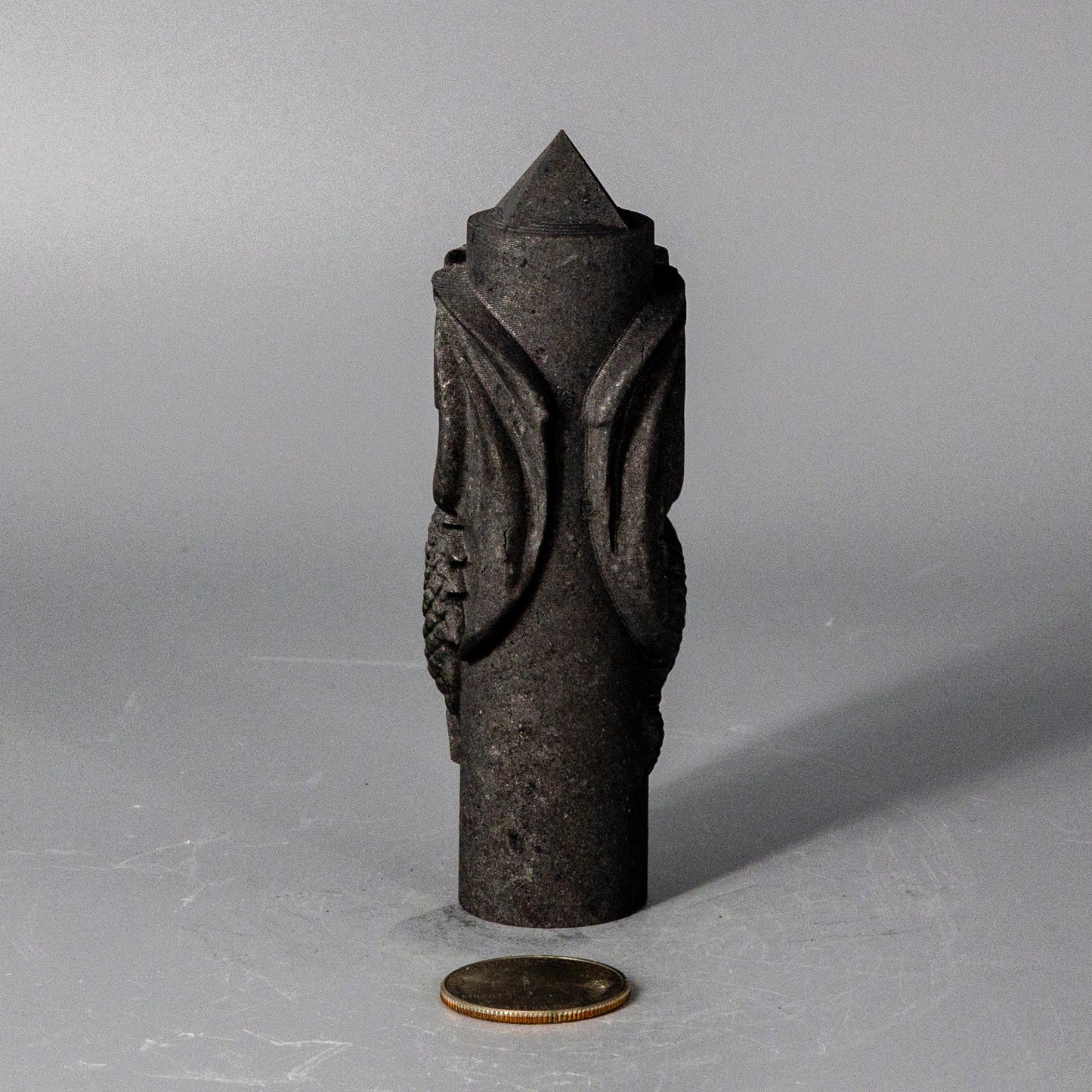 Selenite and Shungite "CNC Machine" Carved Dragon Towers