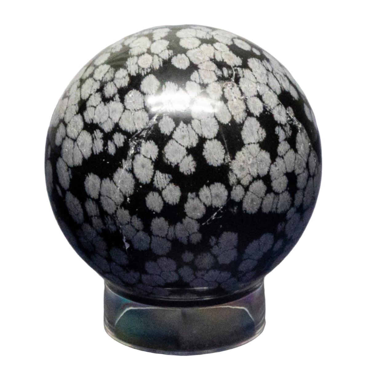 Snowflake Obsidian Sphere 50 - 52mm