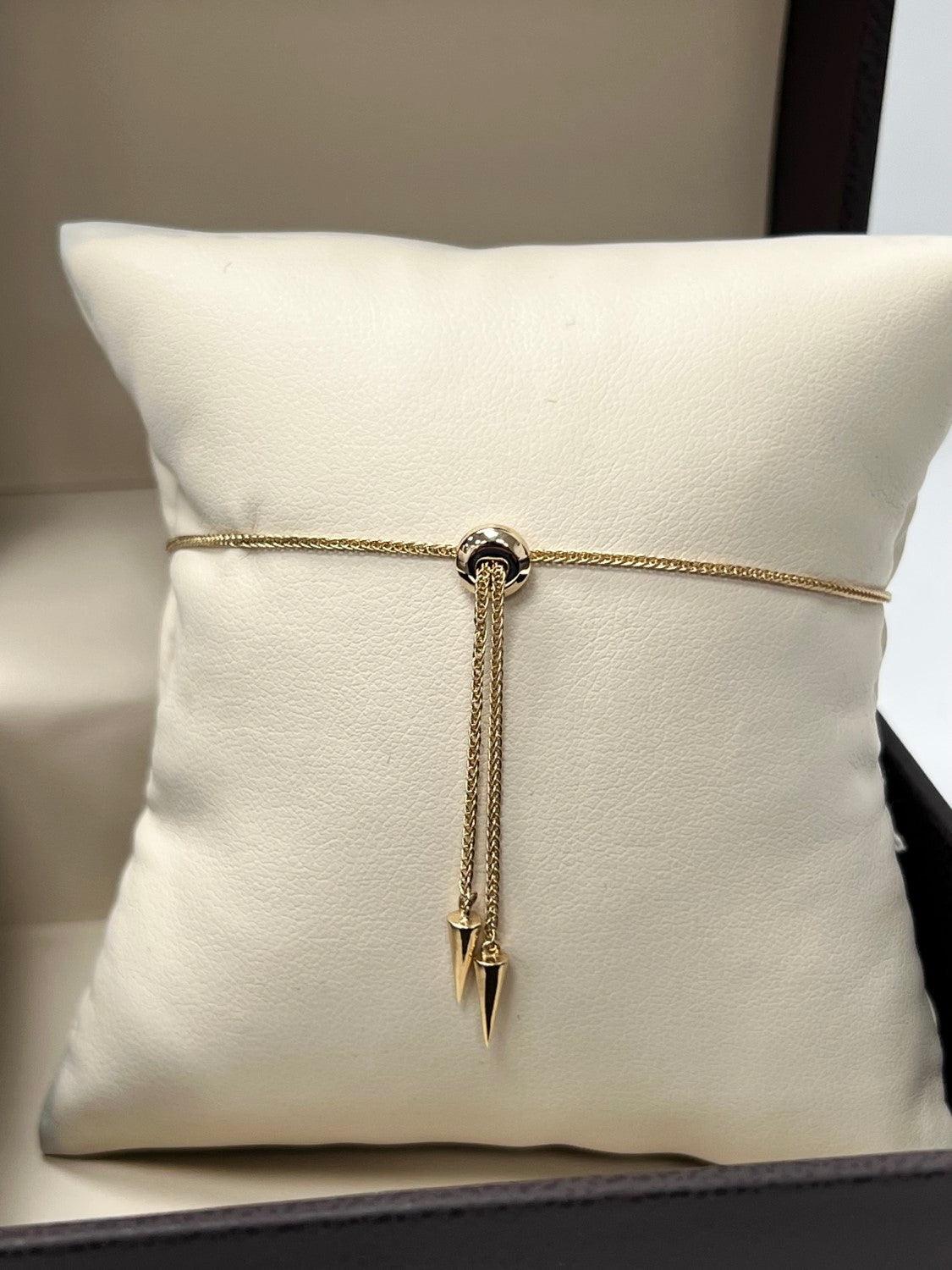 14K Yellow Gold Drawstring Diamond Bracelet, 0.34ct