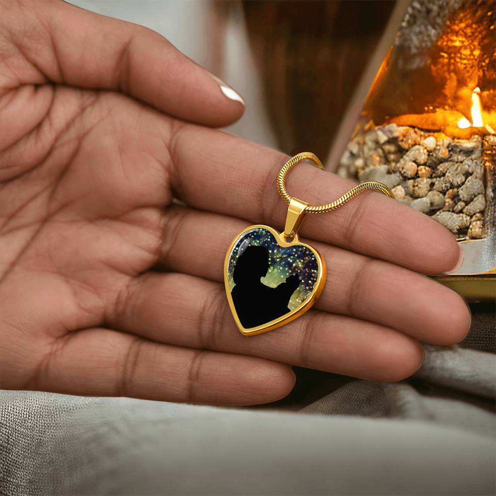 Cat Lady Christmas Love Necklace