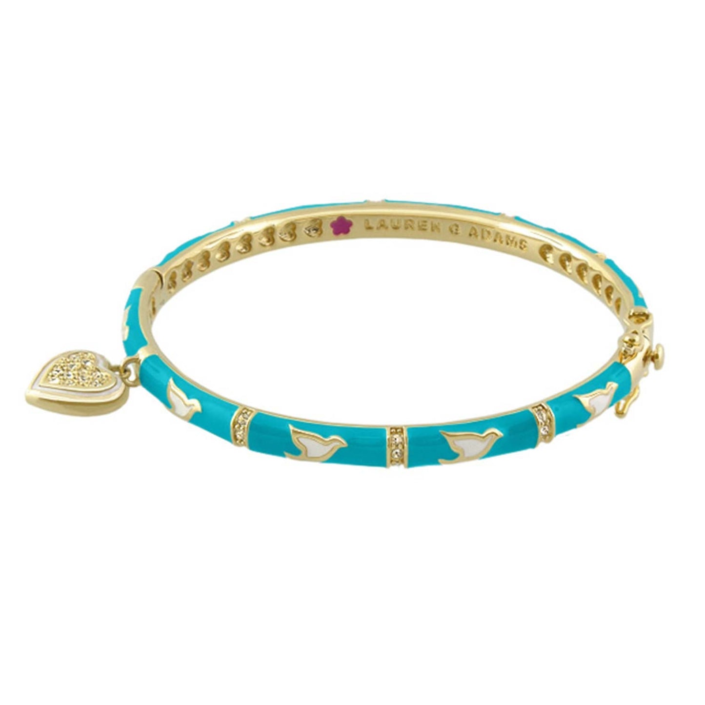 Peace and Dove Heart Bangle