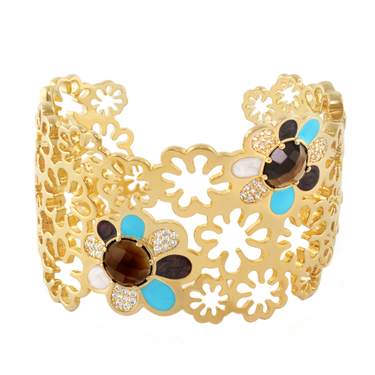 Field of Flowers Cuff Bangle