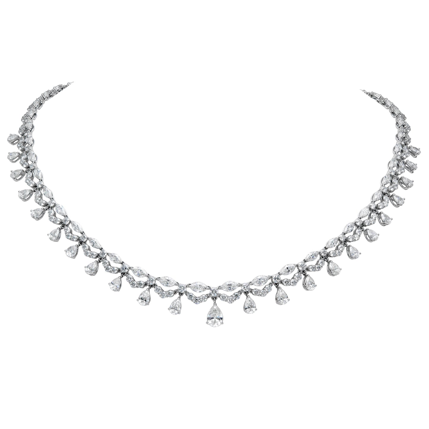 Fancy Pear Drop Necklace