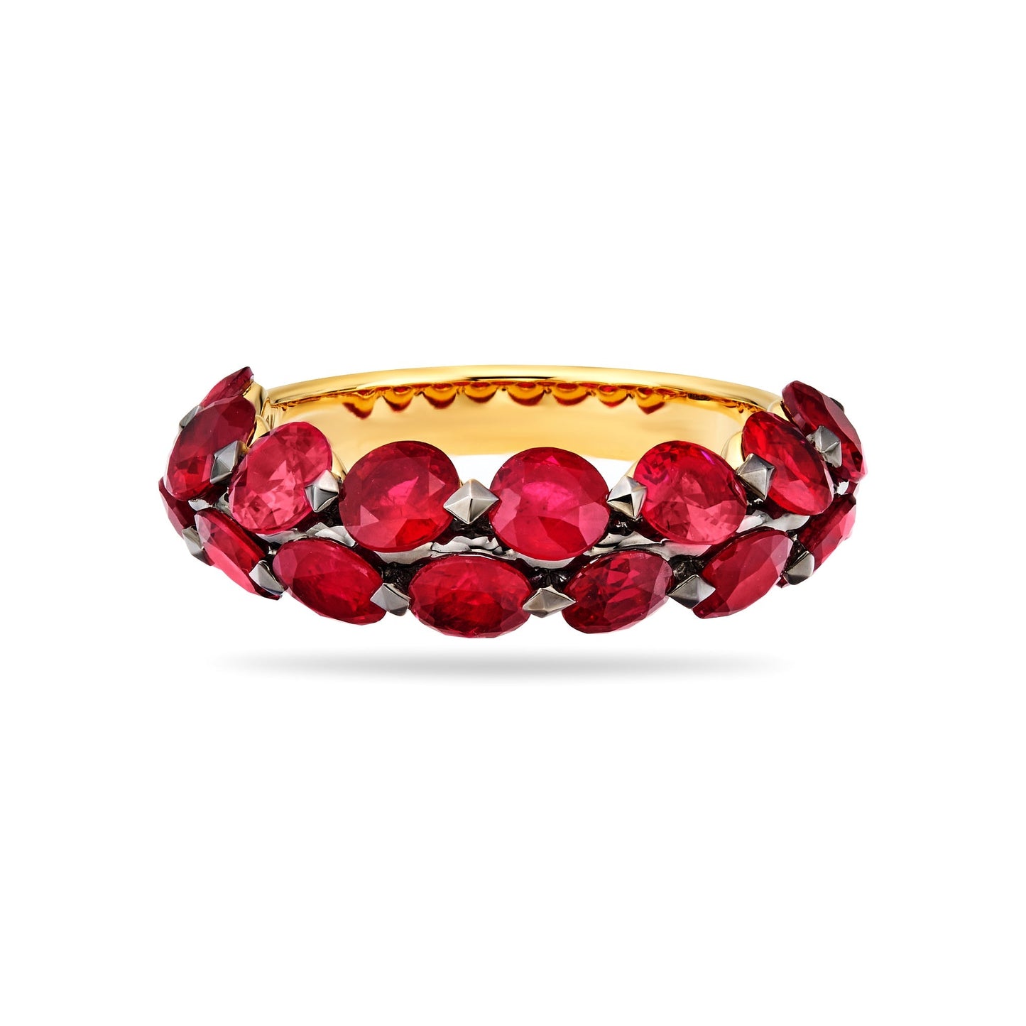 Oval Halfway Sapphire Ring