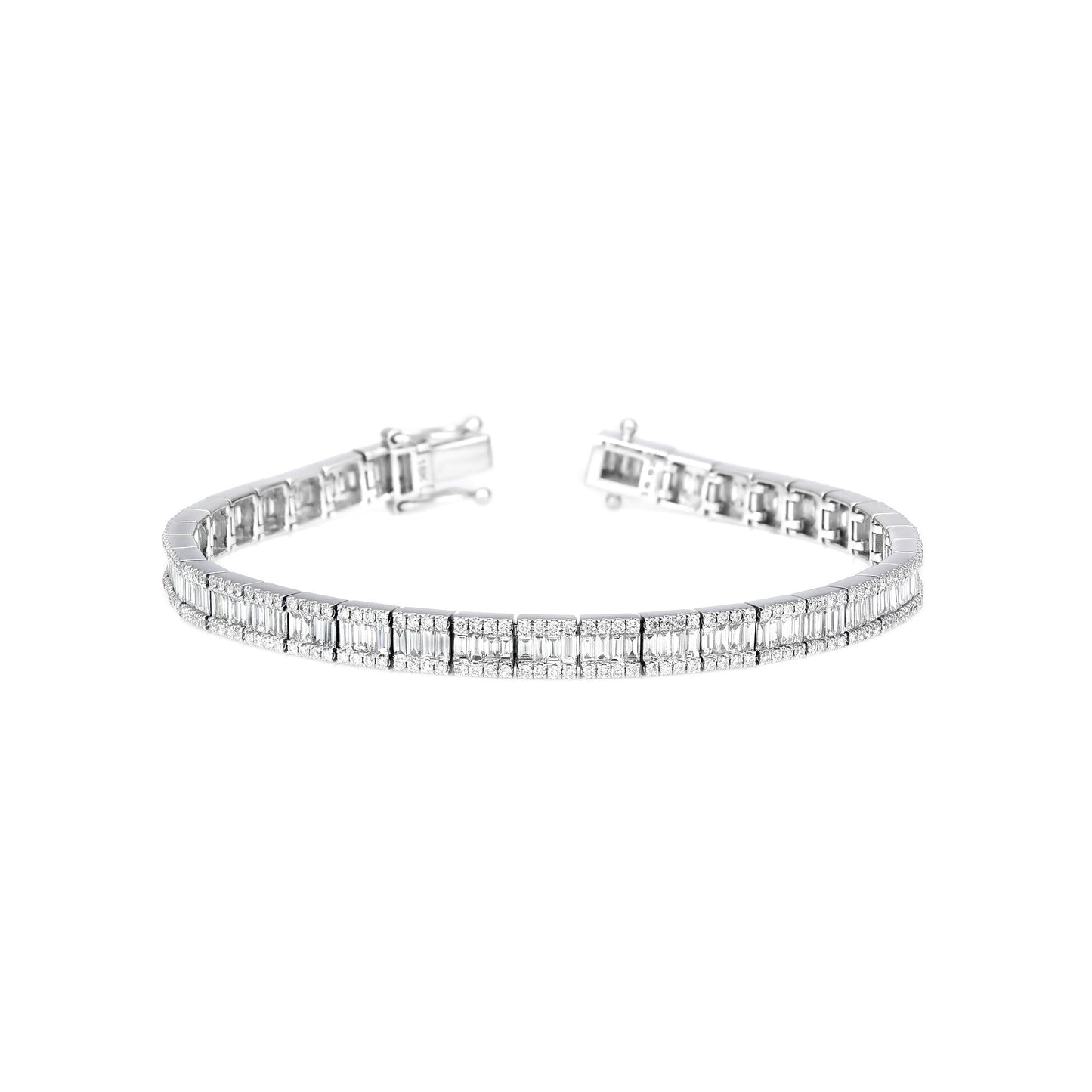 Round & Baguette Bracelet
