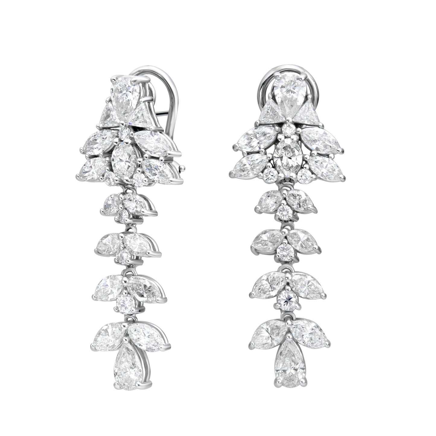 Fancy Vine Drop Earrings