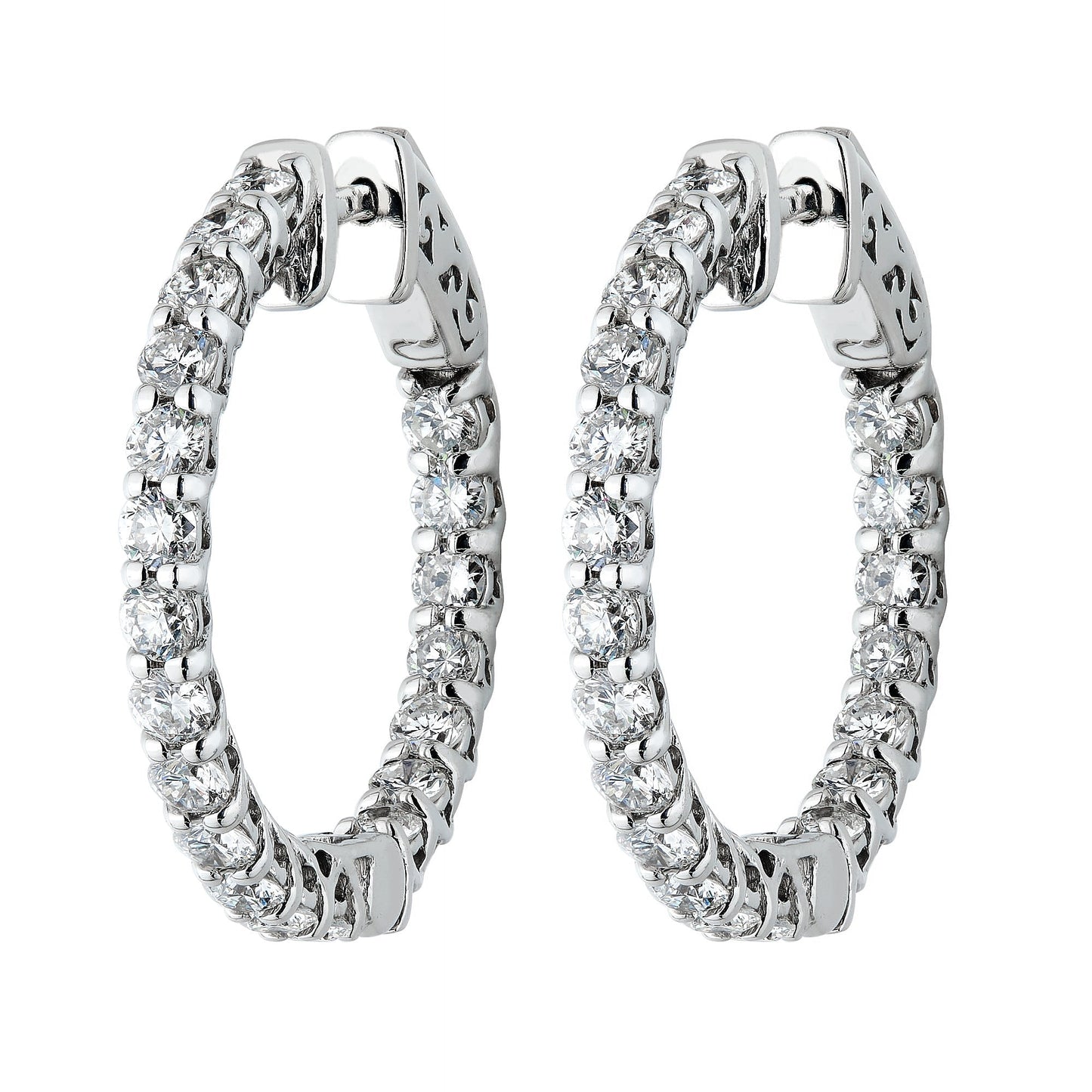 Round Inside-Out Hoops