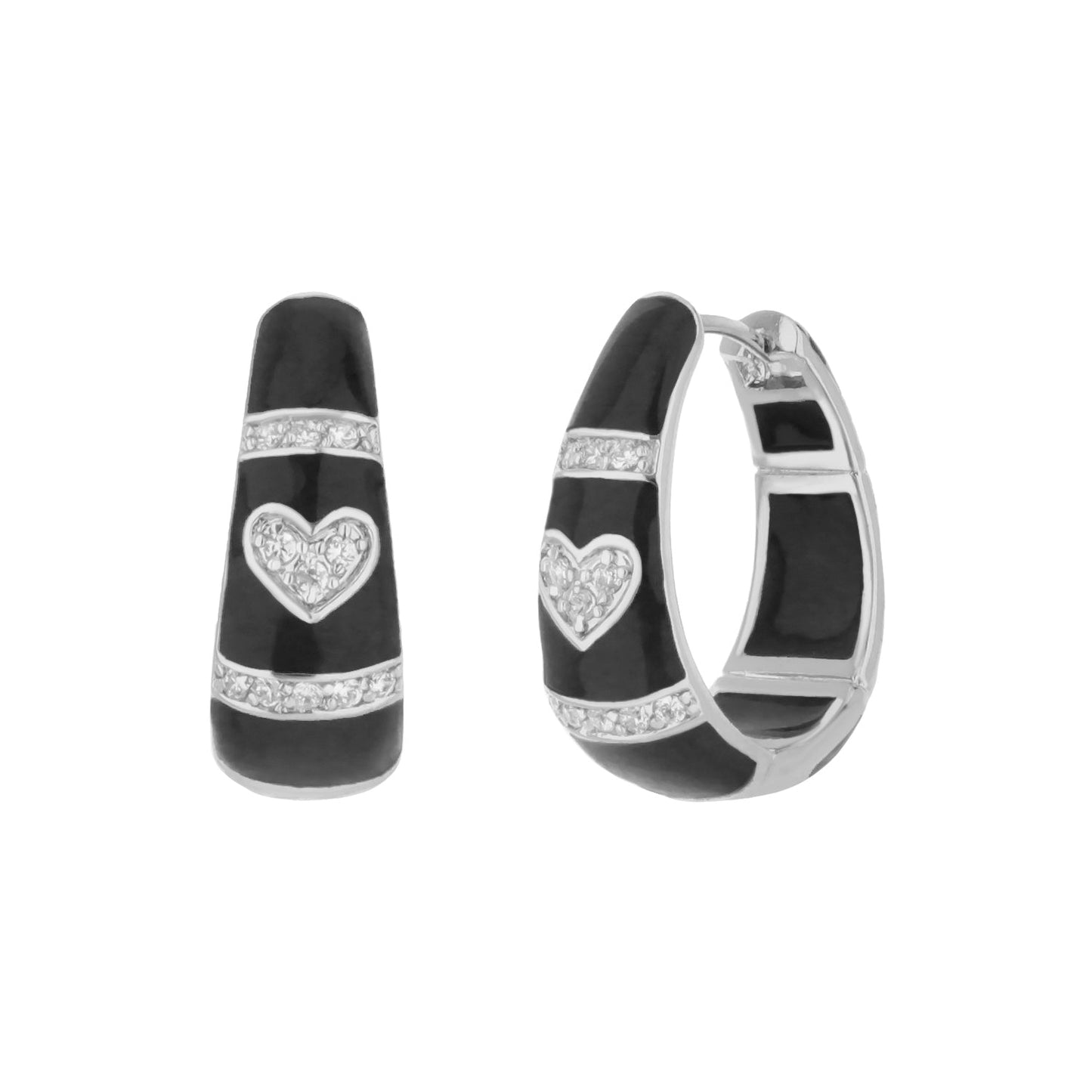 Pave Love Earrings