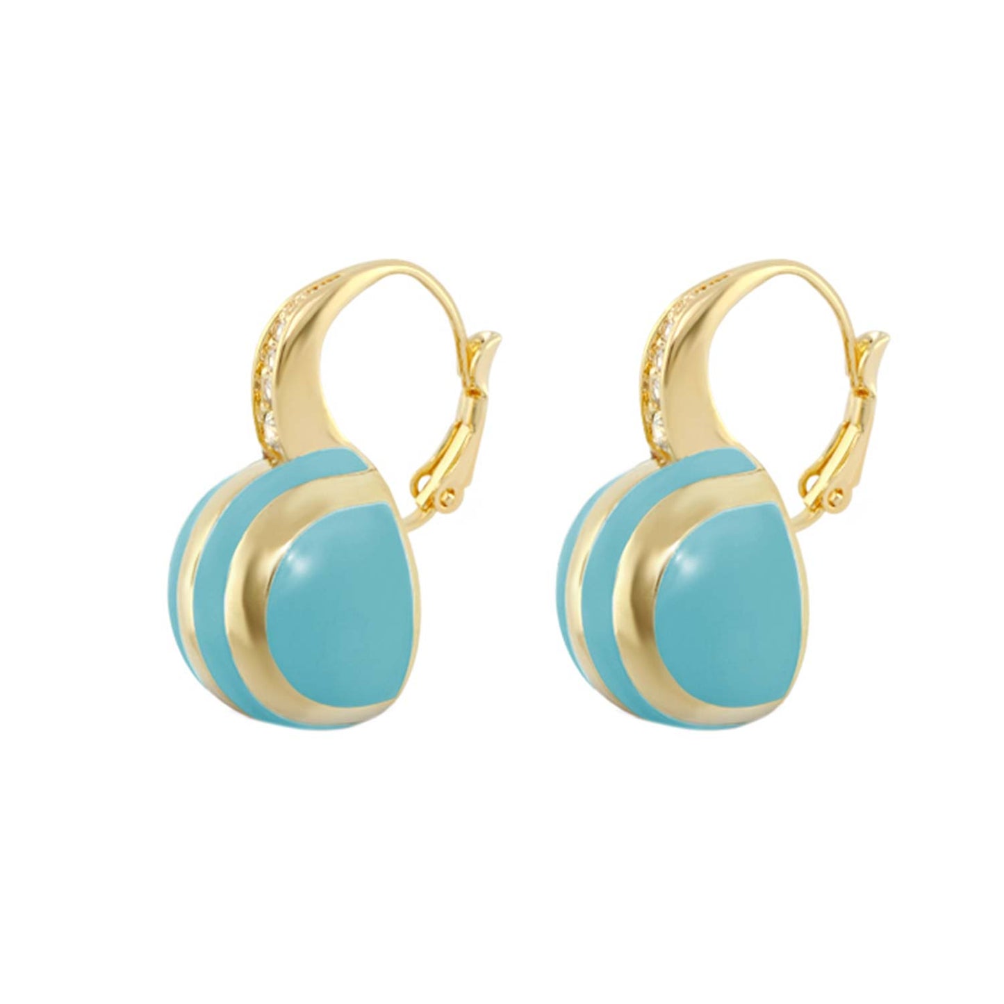 Bamboo Striped Earrings