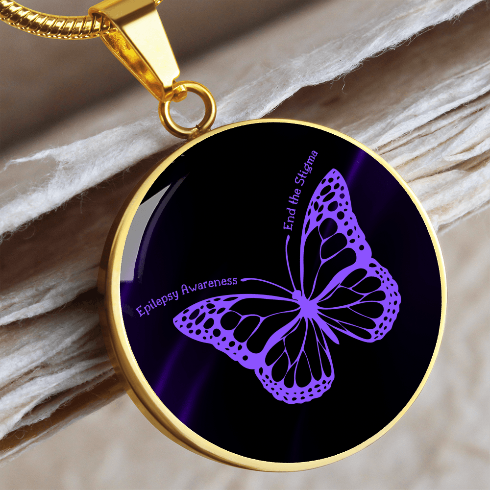 Epilepsy Butterfly Necklace
