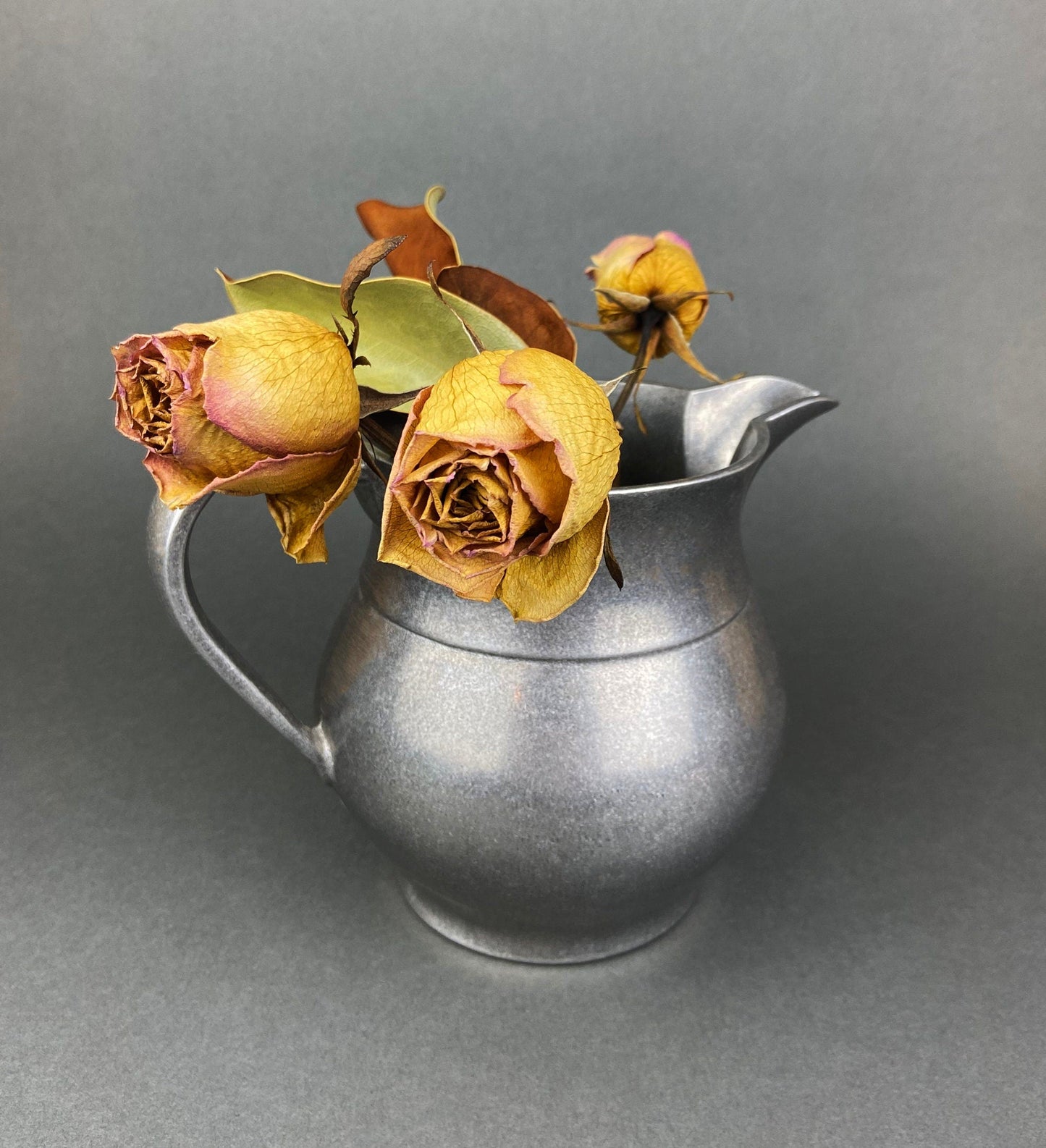 Vintage Pewter Creamer and Sugar Bowl. BWP USA. Collectible Pewter Set of Two.