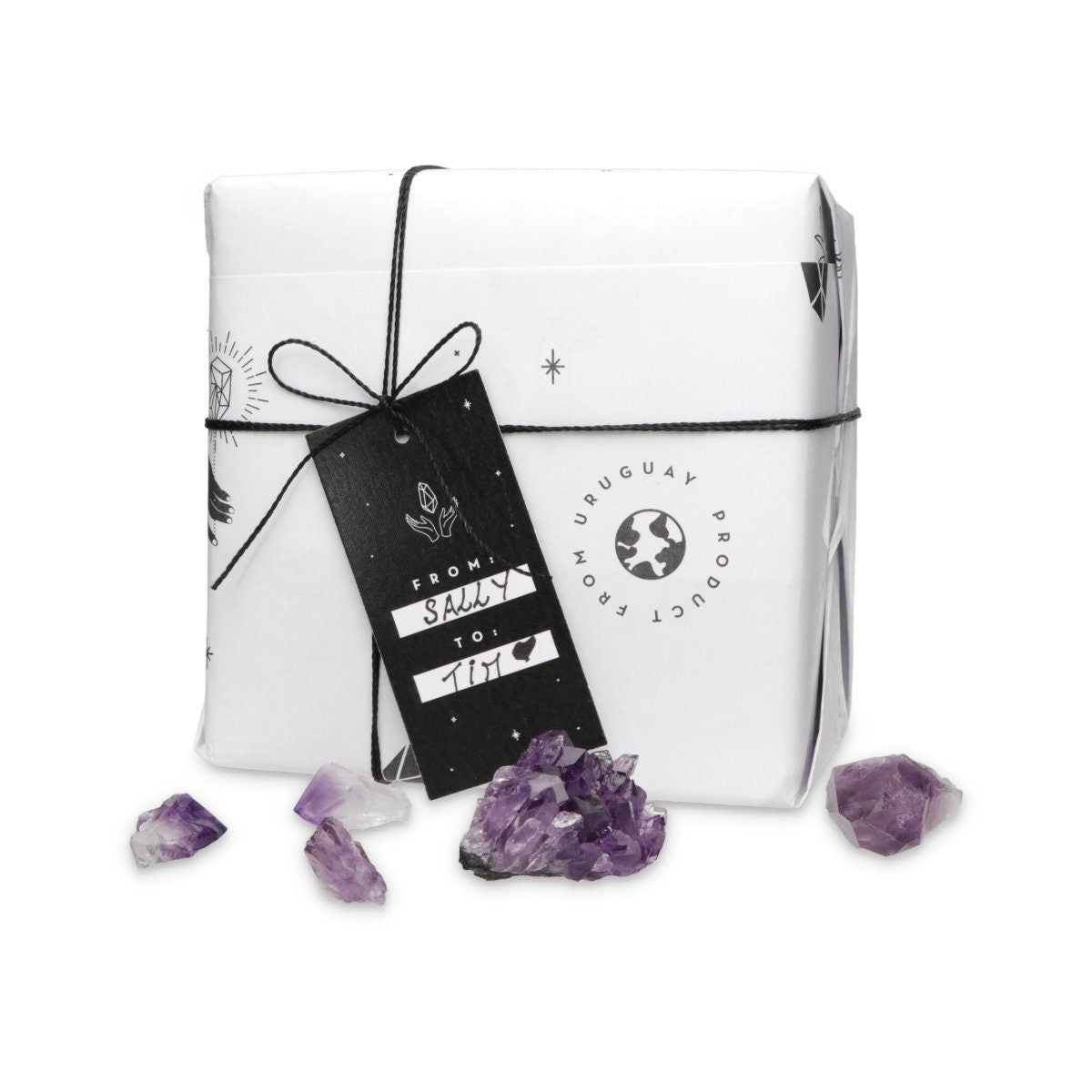 Superb Amethyst Crystal Geode with Agate formations, 7 in tall Extra Large Amethyst Cave, Oval Shaped Stone Polished at edges