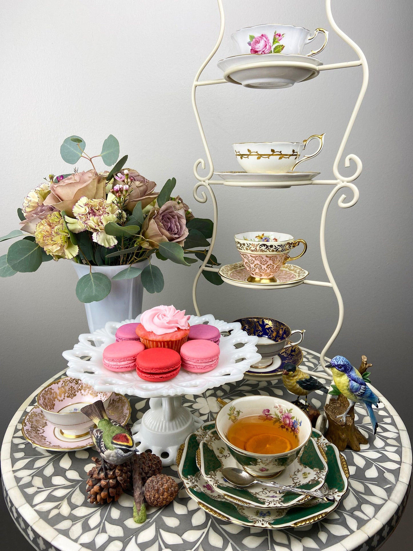 Royal Albert Cup and Saucer. Old Country Motif Coffee or Tea Set. Made in England. Replacements.