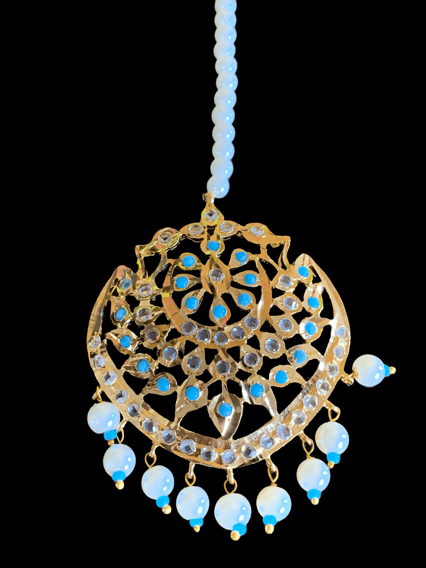 DJTK119 Shana tika / tikka In turquoise ( READY TO SHIP )