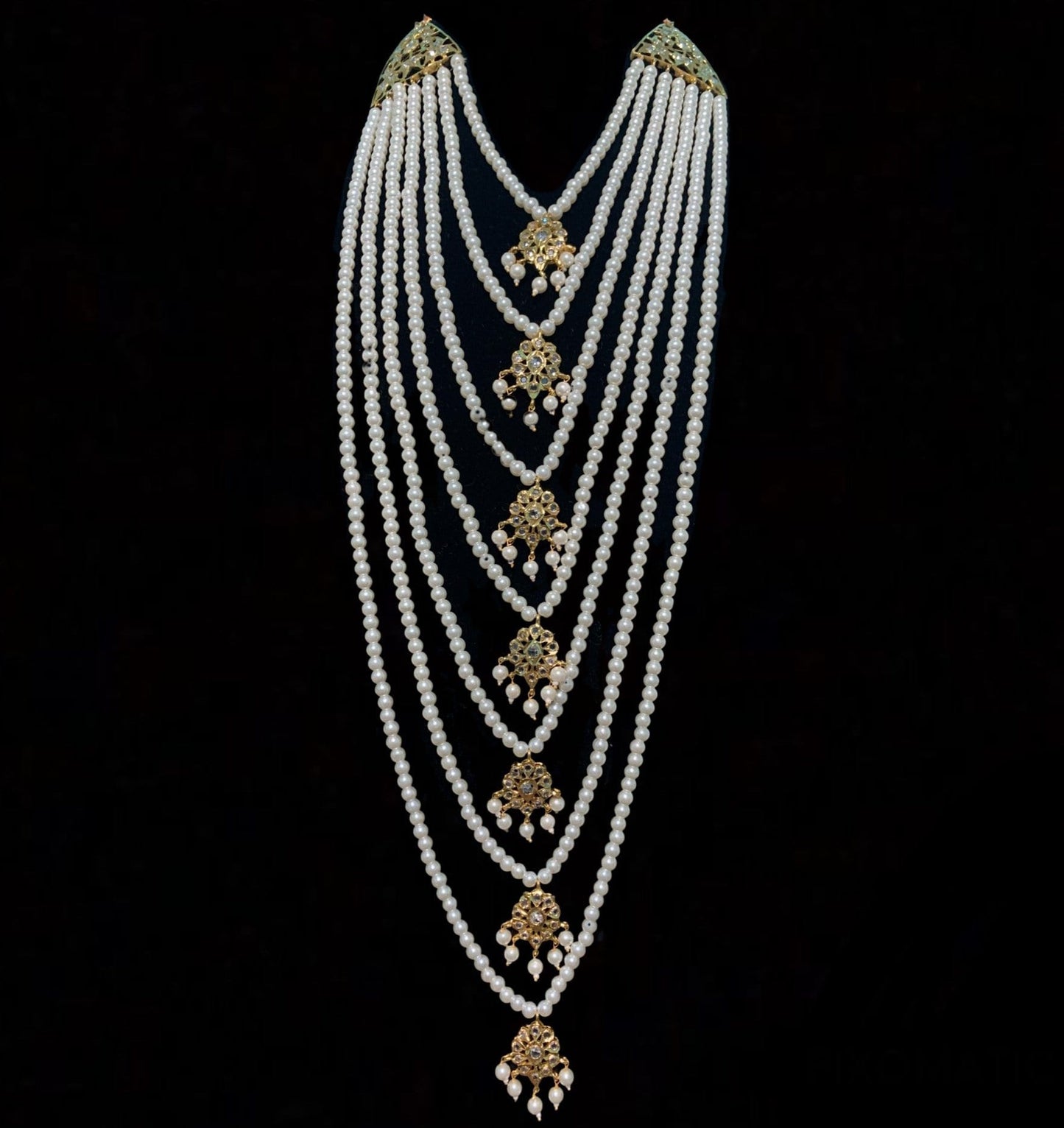SAT59 Fiona Satlada in pearls (READY TO SHIP )