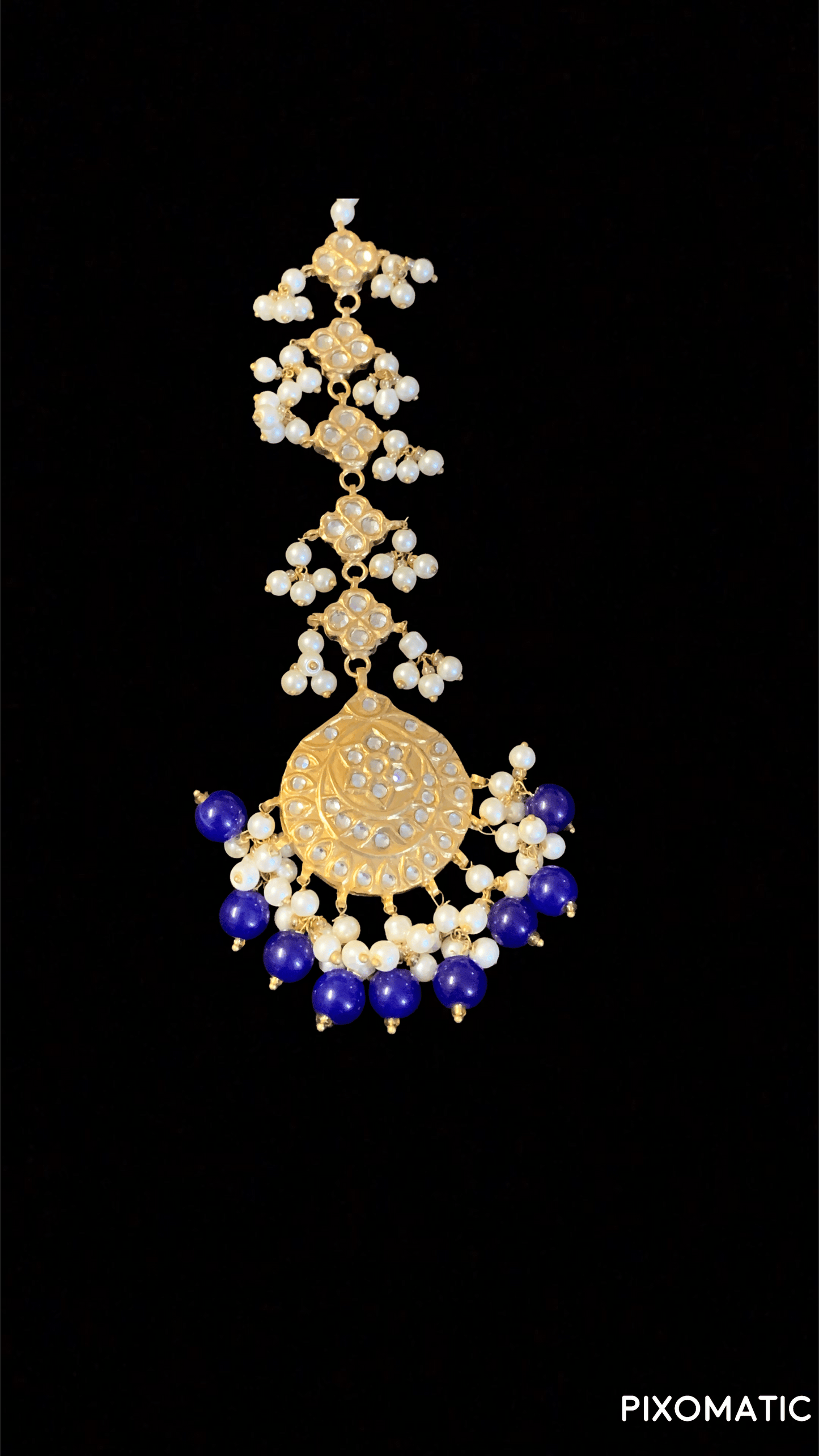 DJTK171 Varna kundan tika ( READY TO SHIP )