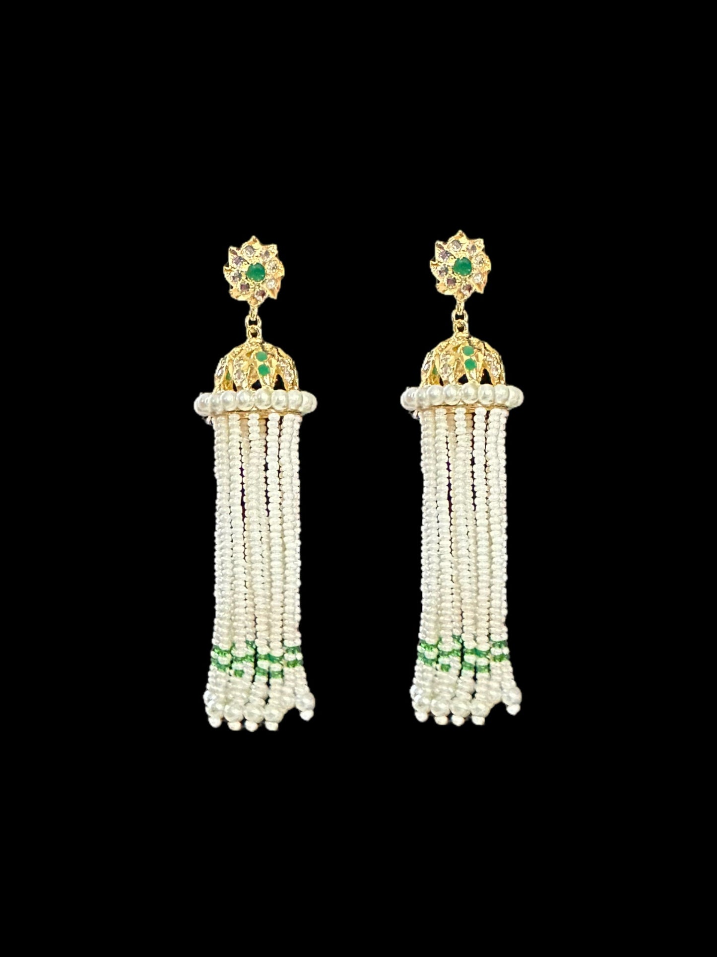 DER509 gold plated jhumka ( READY TO SHIP )