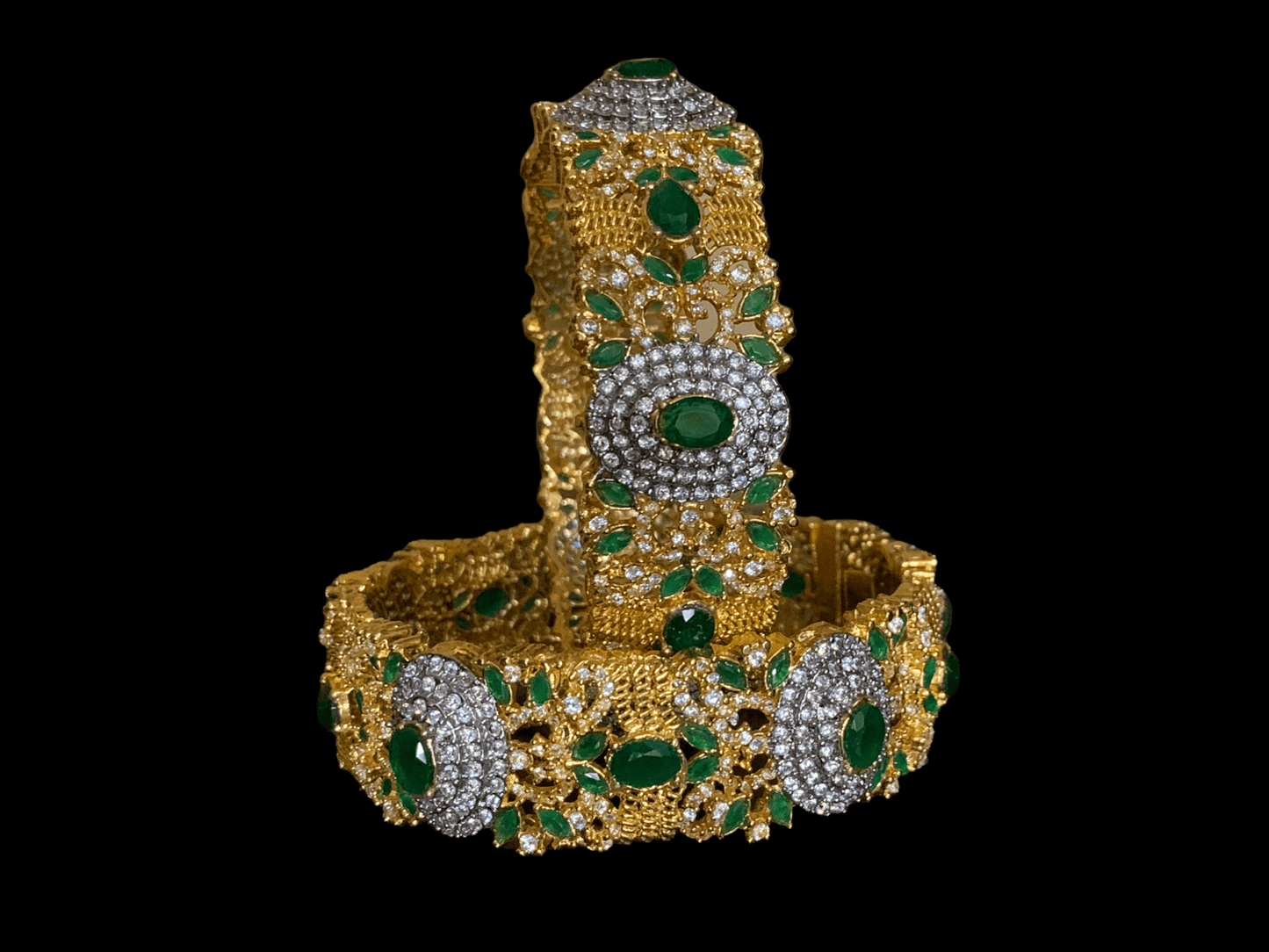 B18 Aria zircon bangles , One pair , Openable ( READY TO SHIP )