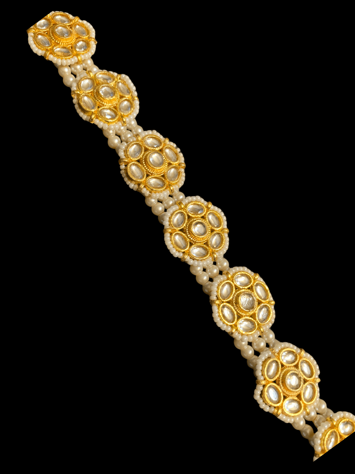 DJTK186 Kundan sheeshphool ( READY TO SHIP )