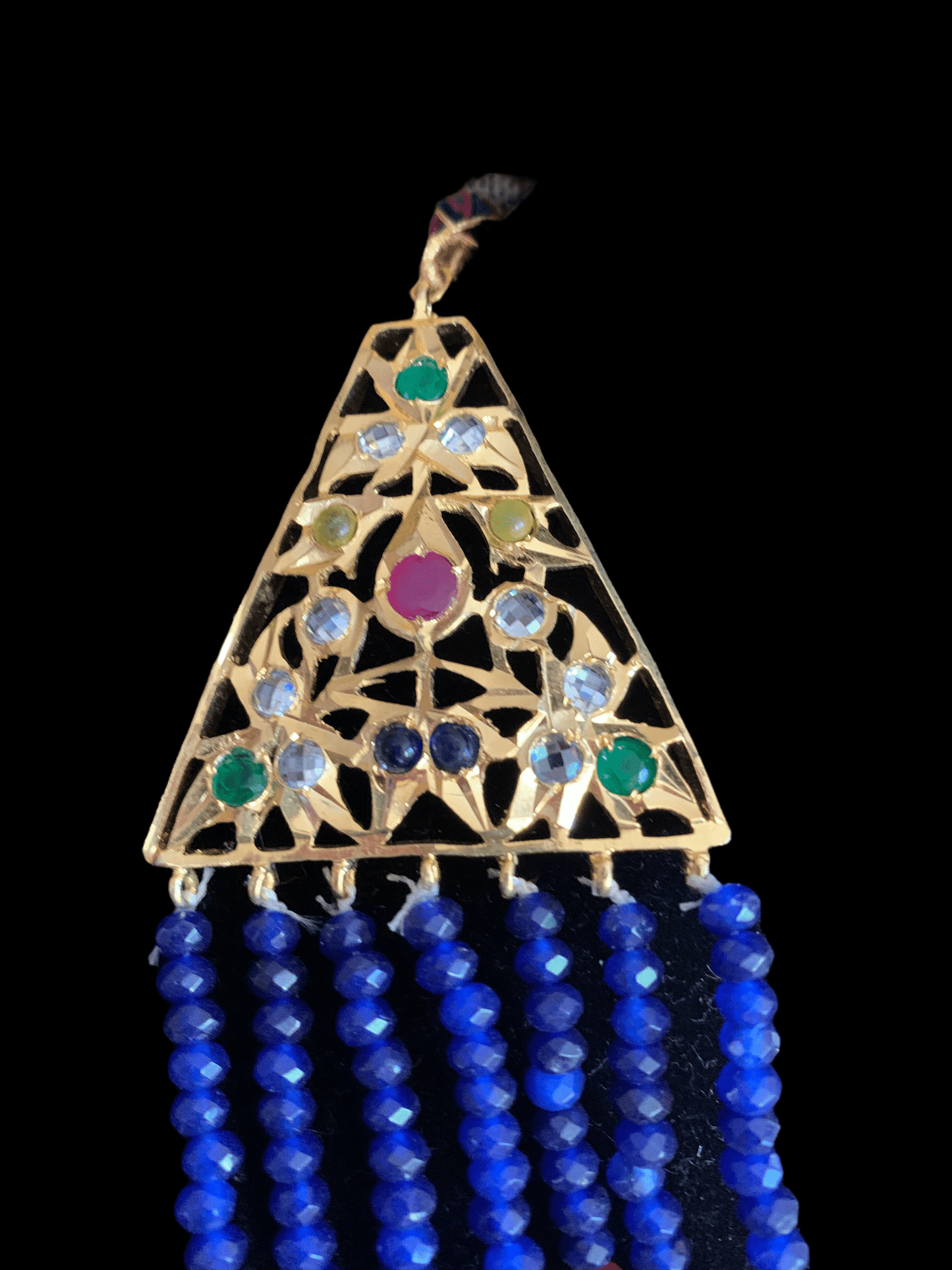 SAT40 Joana Multicolor bead satlada ,navratan ( READY TO SHIP )