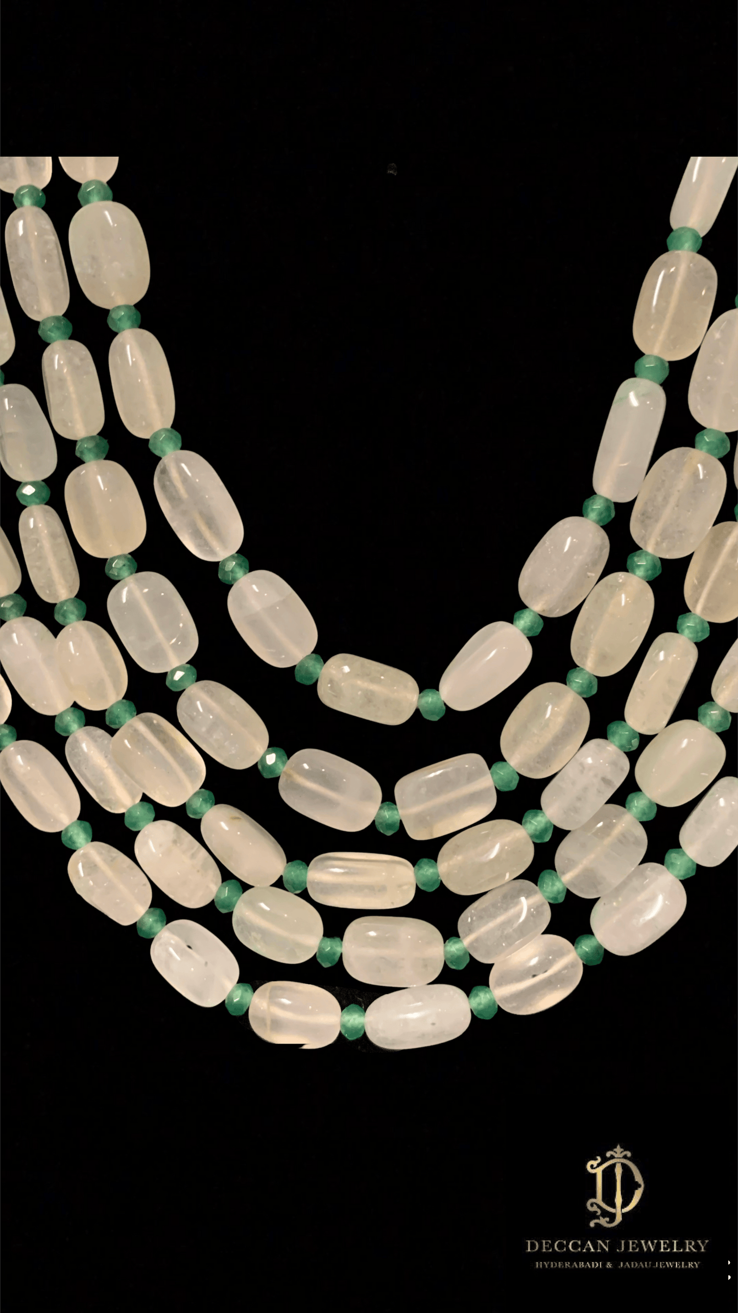 SAT91 Lisa light green necklace ( READY TO SHIP)