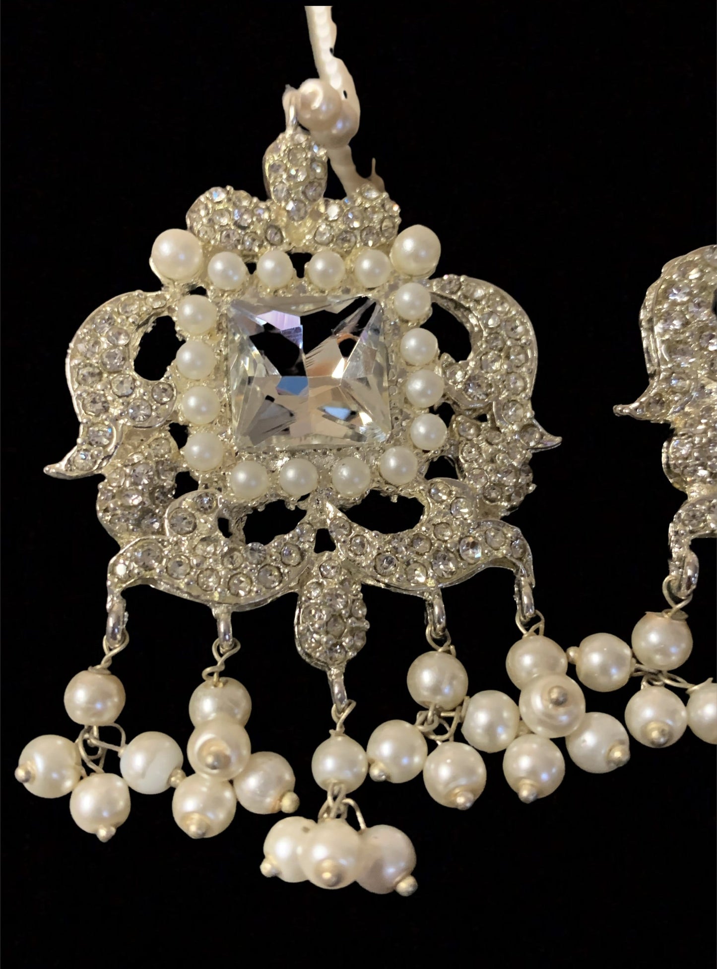 BR45 Anisa bridal set in silver plating ( READY TO SHIP)