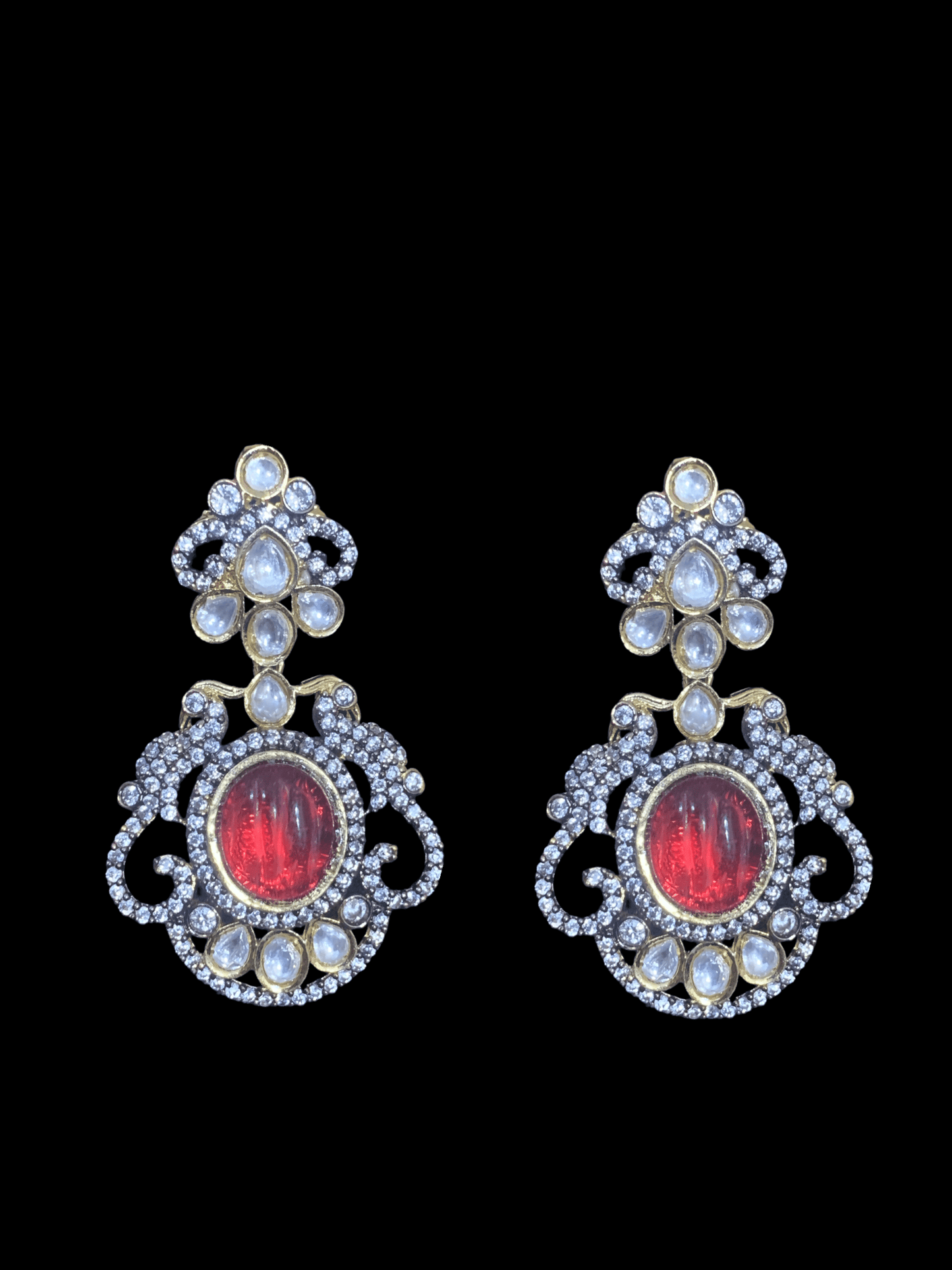 LN113 Eshra victorian Rani haar -Ruby ( READY TO SHIP )