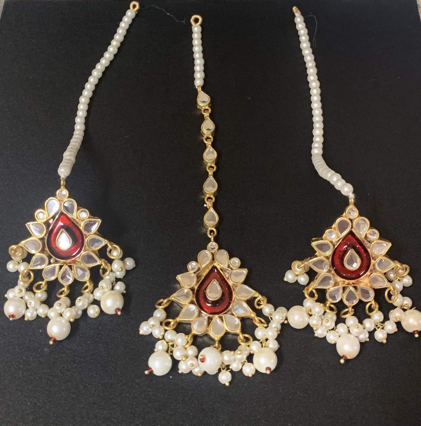 DJET30 Mahira earrings tika ( READY TO SHIP )