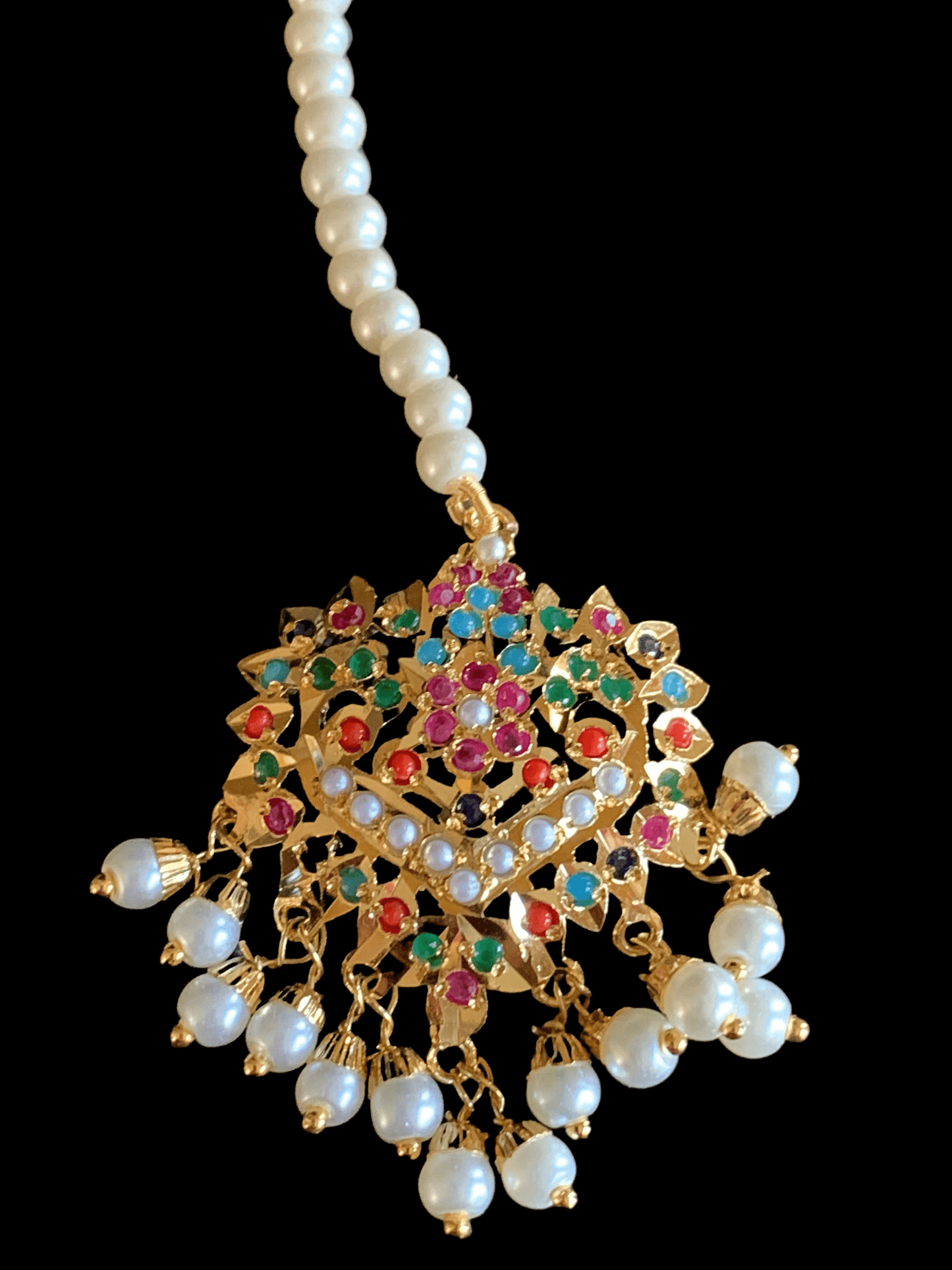 DJTK41 Mehwish jadau tika ( NAVRATAN ) ( SHIPS IN 4 WEEKS )