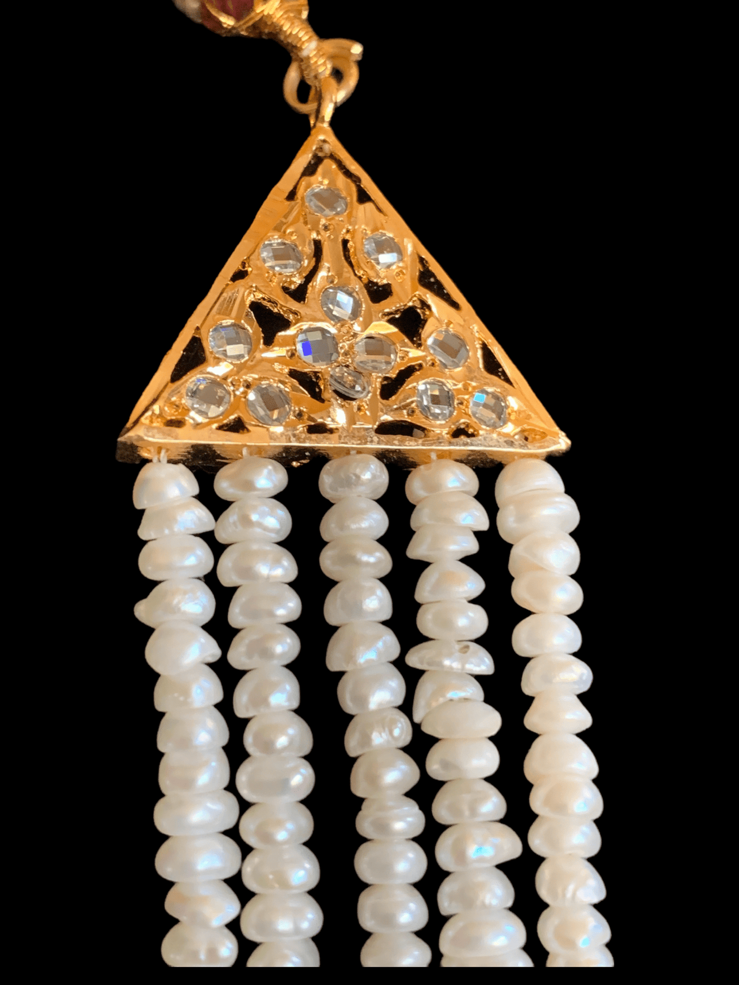 LN58 Naira fresh water pearl rani haar ( SHIPS IN 3 WEEKS )
