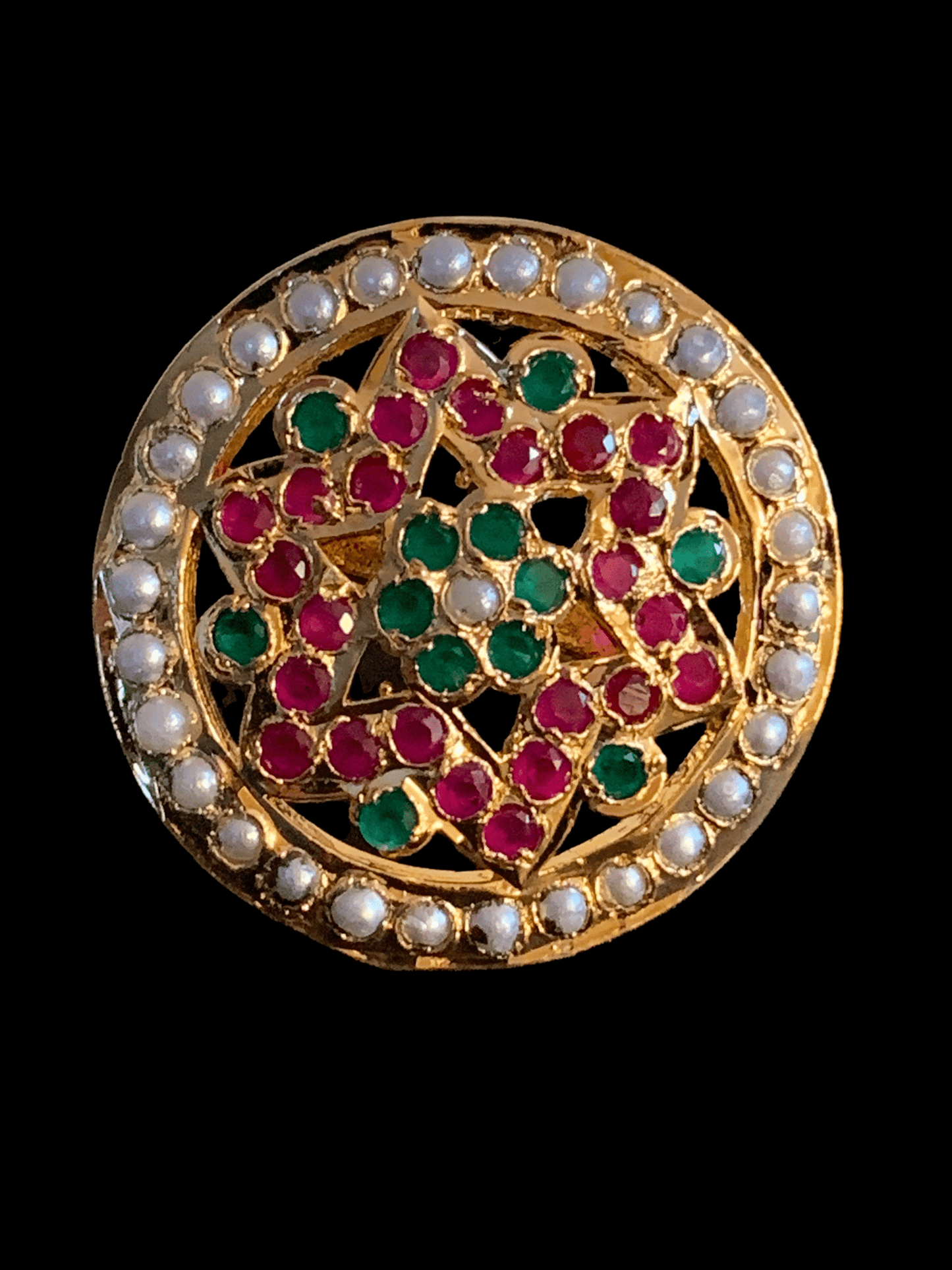DJR116 jadau adjustable ring , ( READY TO SHIP )