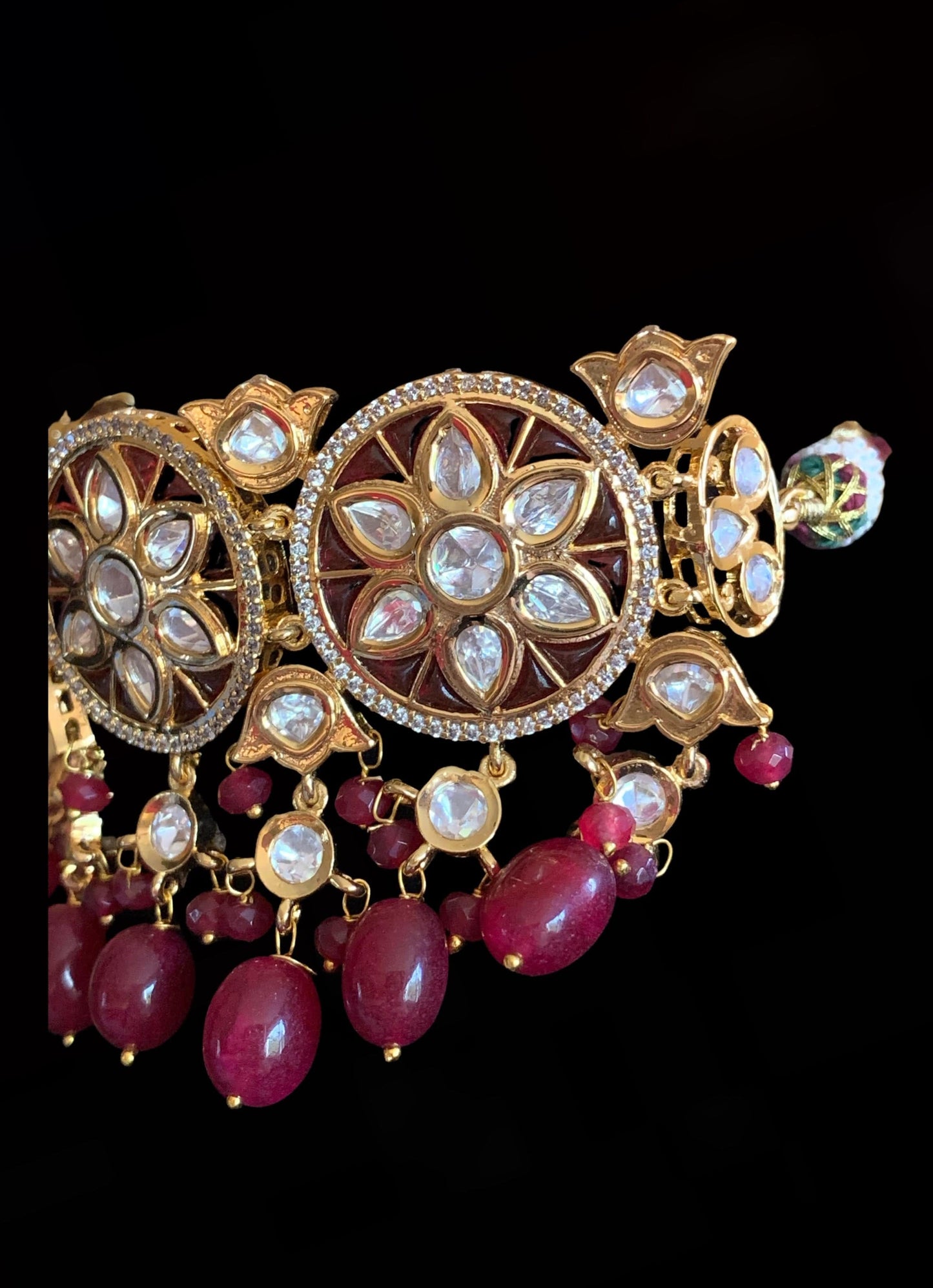C216 Barkha ruby choker ( READY TO SHIP )