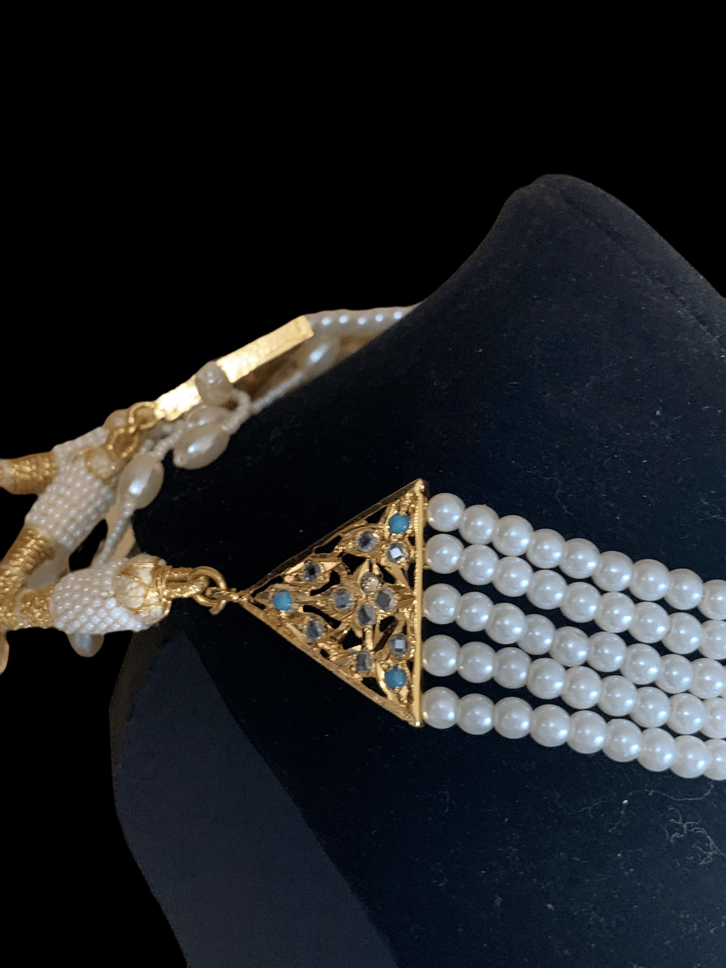 C158 Amra choker set - Turquoise ( READY TO SHIP )