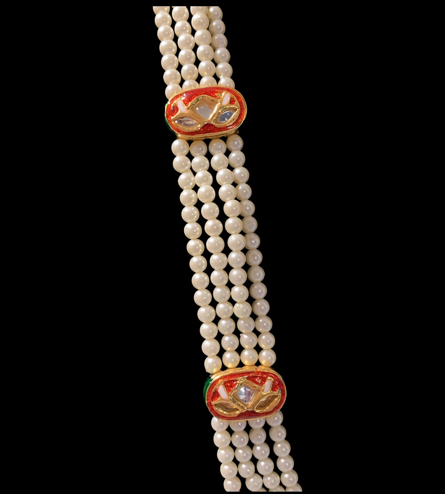 Barira kundan meenakari Rani haar ( READY TO SHIP )