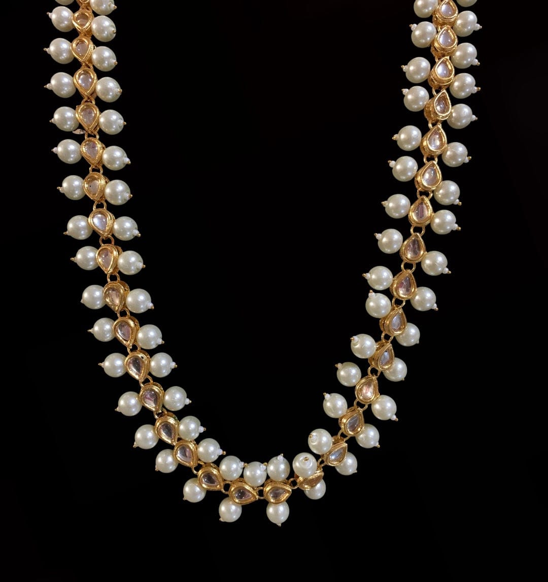 NS161 Saru kundan necklace long ( READY TO SHIP )