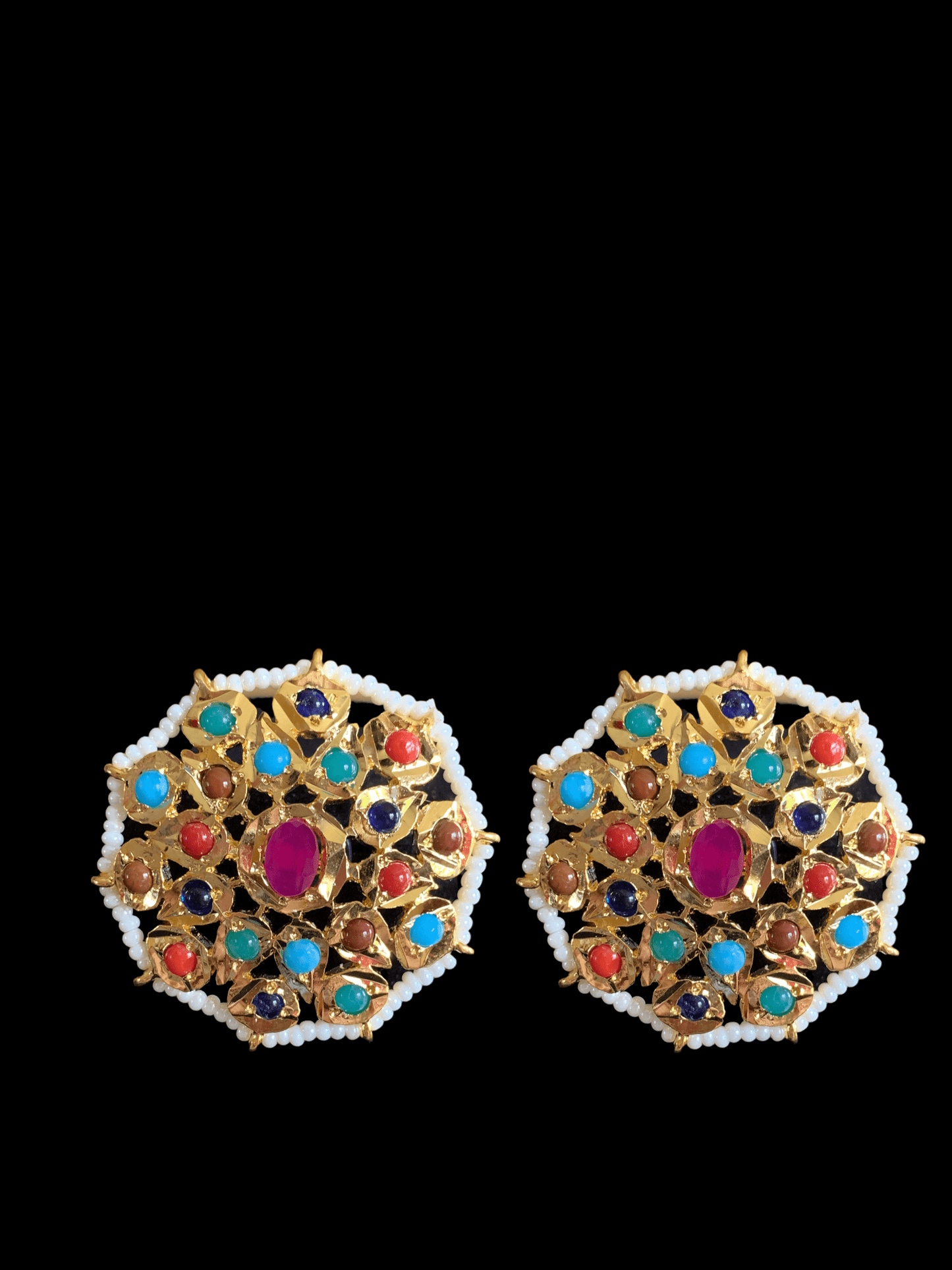 C516 Amra choker set - navratan ( READY TO SHIP )