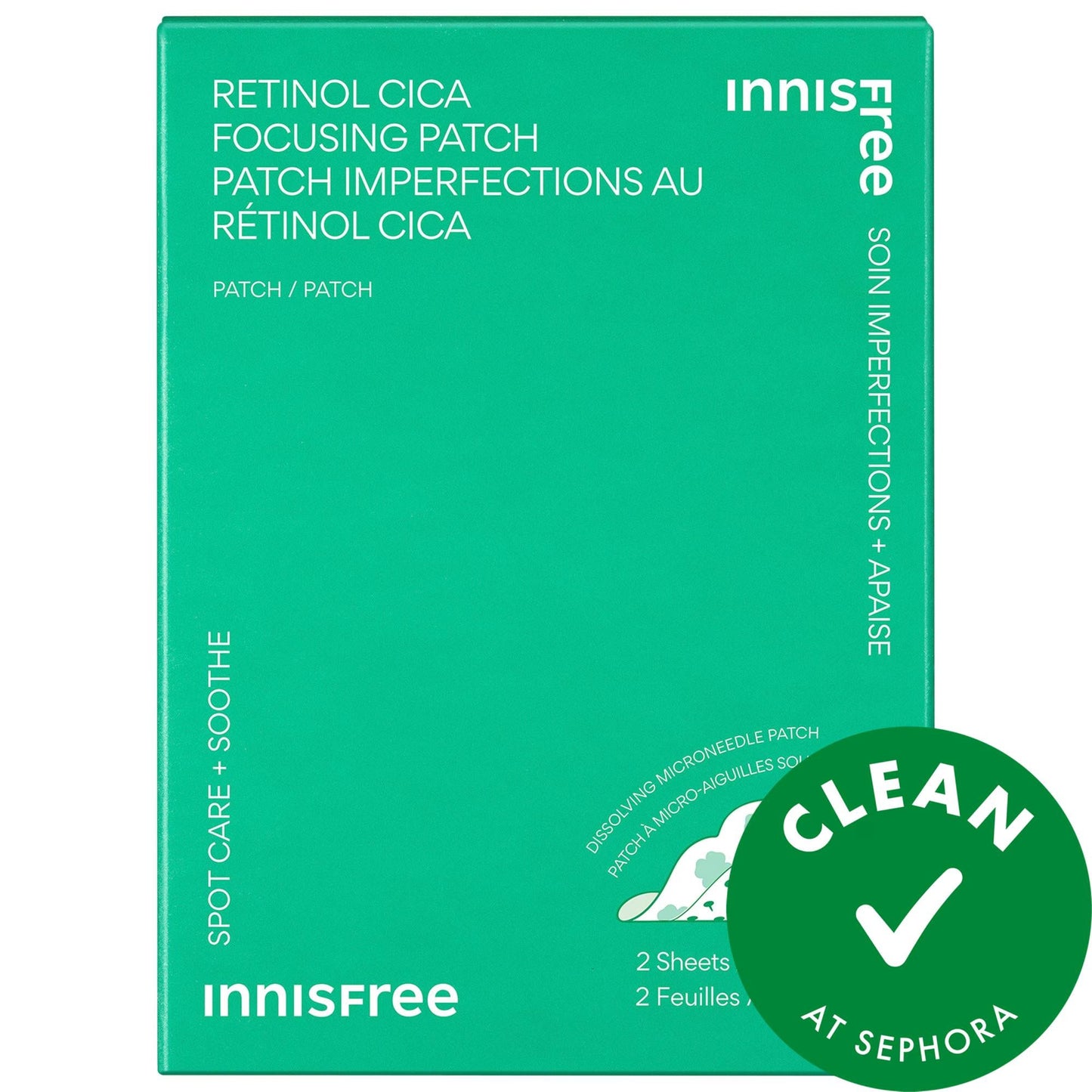Dr. Jart+ Retinol Cica Microneedle Patches for Redness & Uneven Texture - Soothing, Hydrating Skincare
