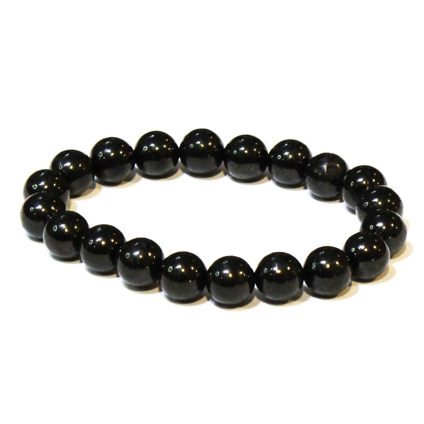 Jet Round Bead Bracelet - Healing Relief