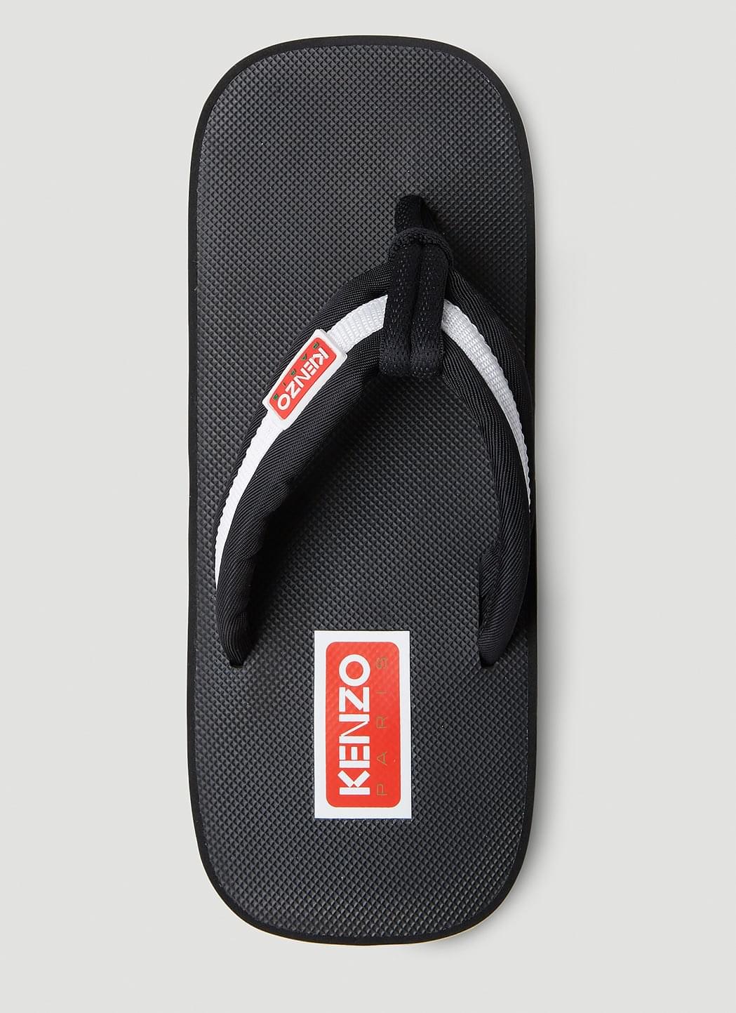 Kenzo Women Logo Patch Flip Flops