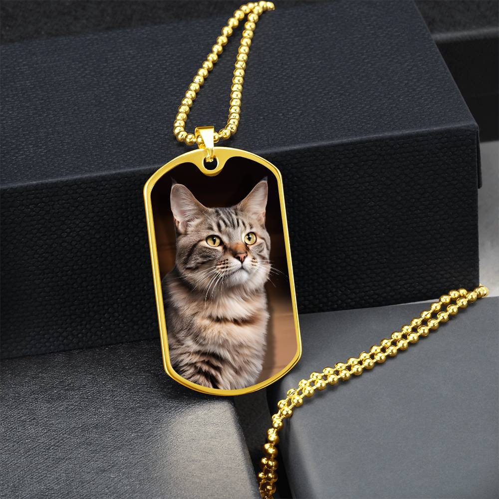 Lynx Tips Tabby Necklace