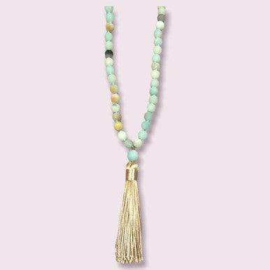 Mala Necklace: Amazonite