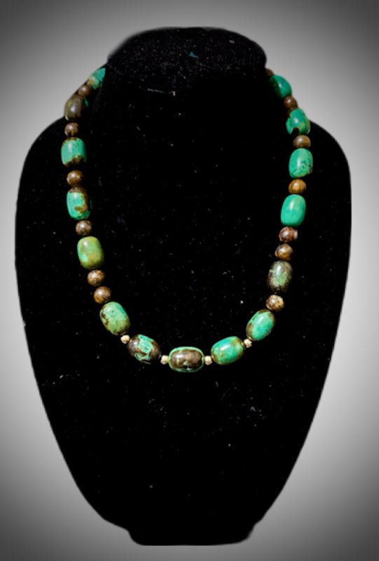 Natural Green Turquoise Necklace