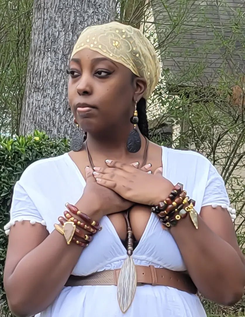 Natural Orange Agate Gemstone Bracelet