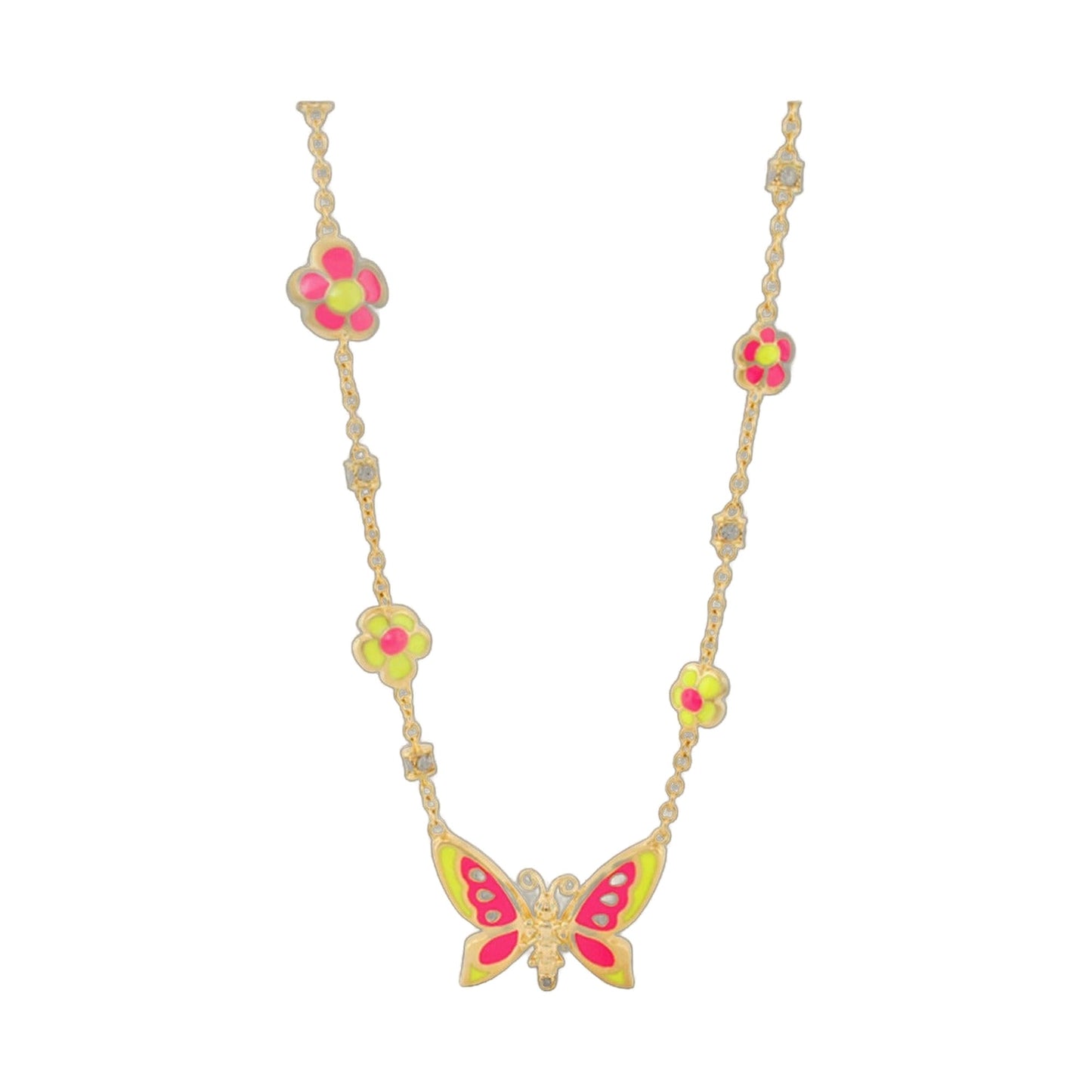 Dream Garden Child's Butterfly Necklace